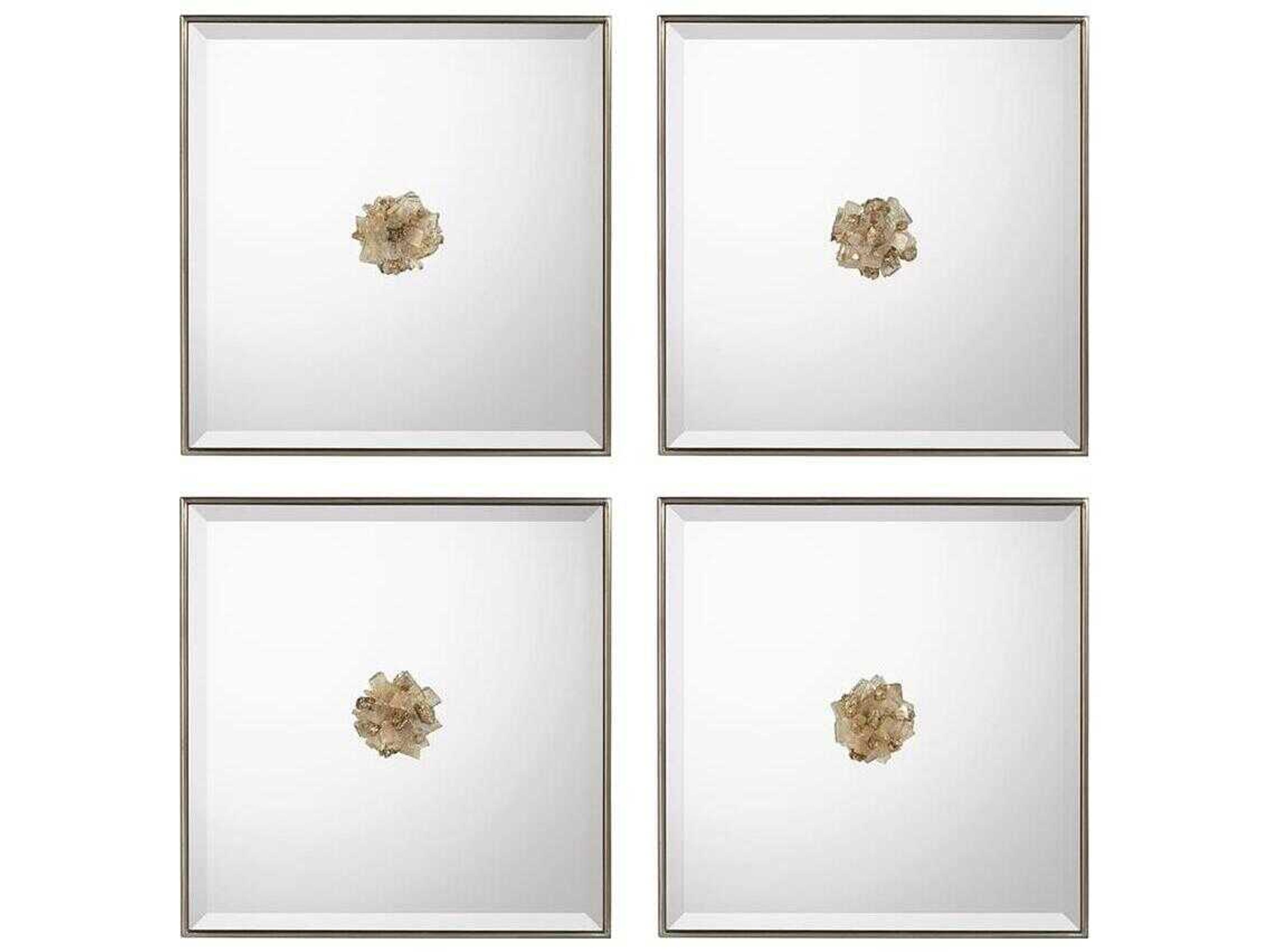 John Richard Judy Wilson Constellation Square Wall Mirror Set of 4