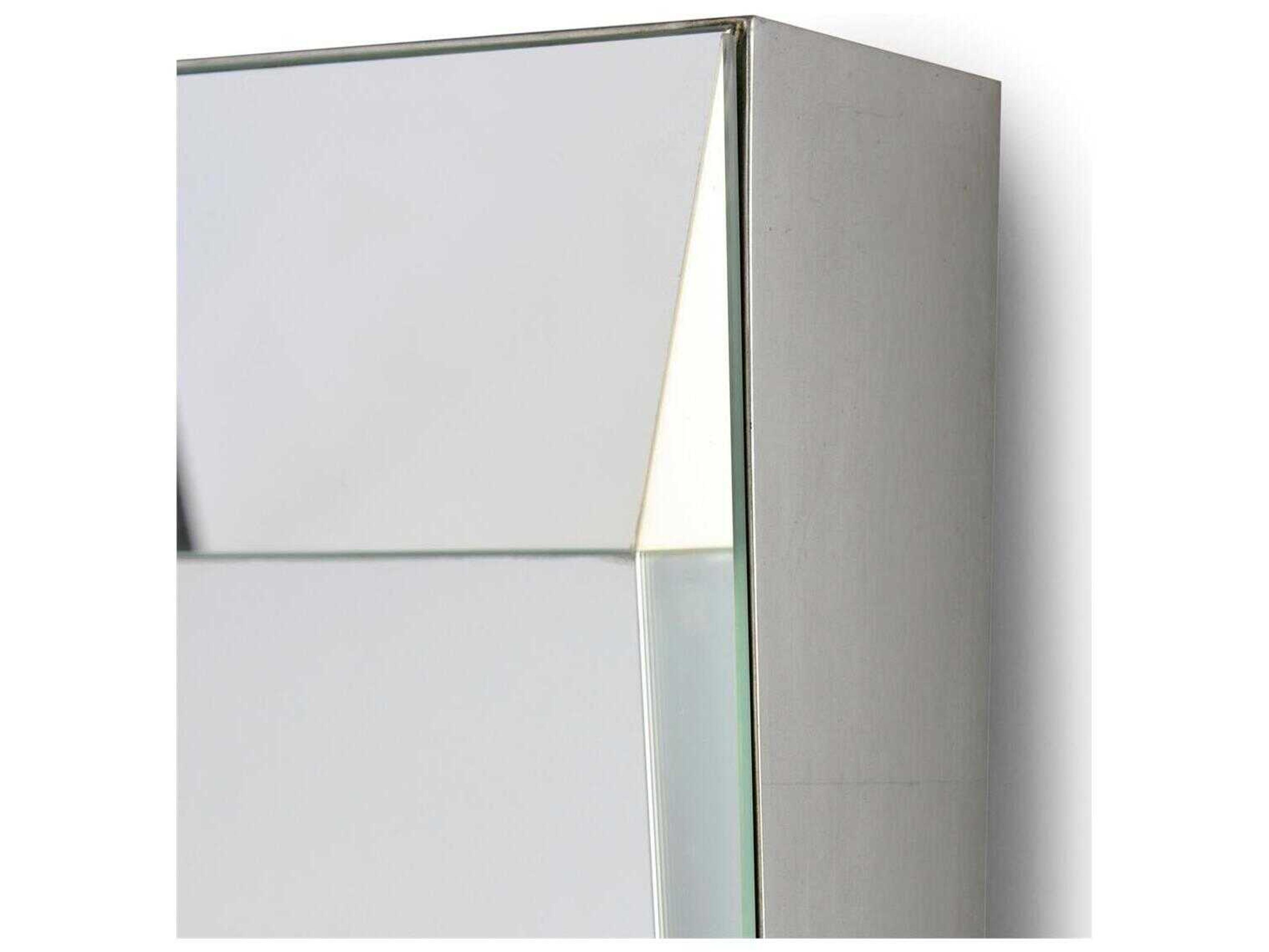 John Richard Park Hall Silver Rectangular Wall Mirror