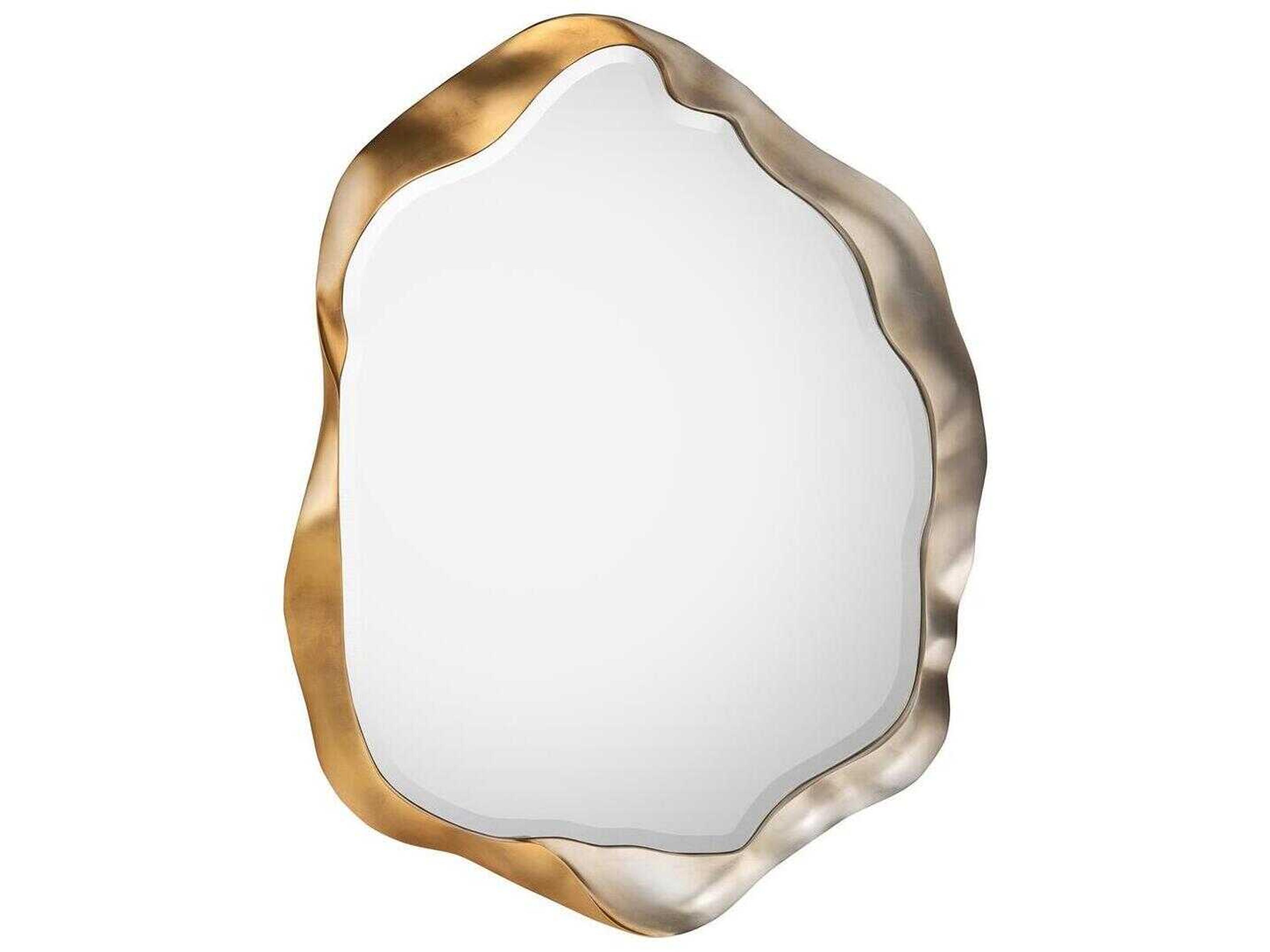 Inspiration Wall Mirror in Exotic Gold and Antique Silver