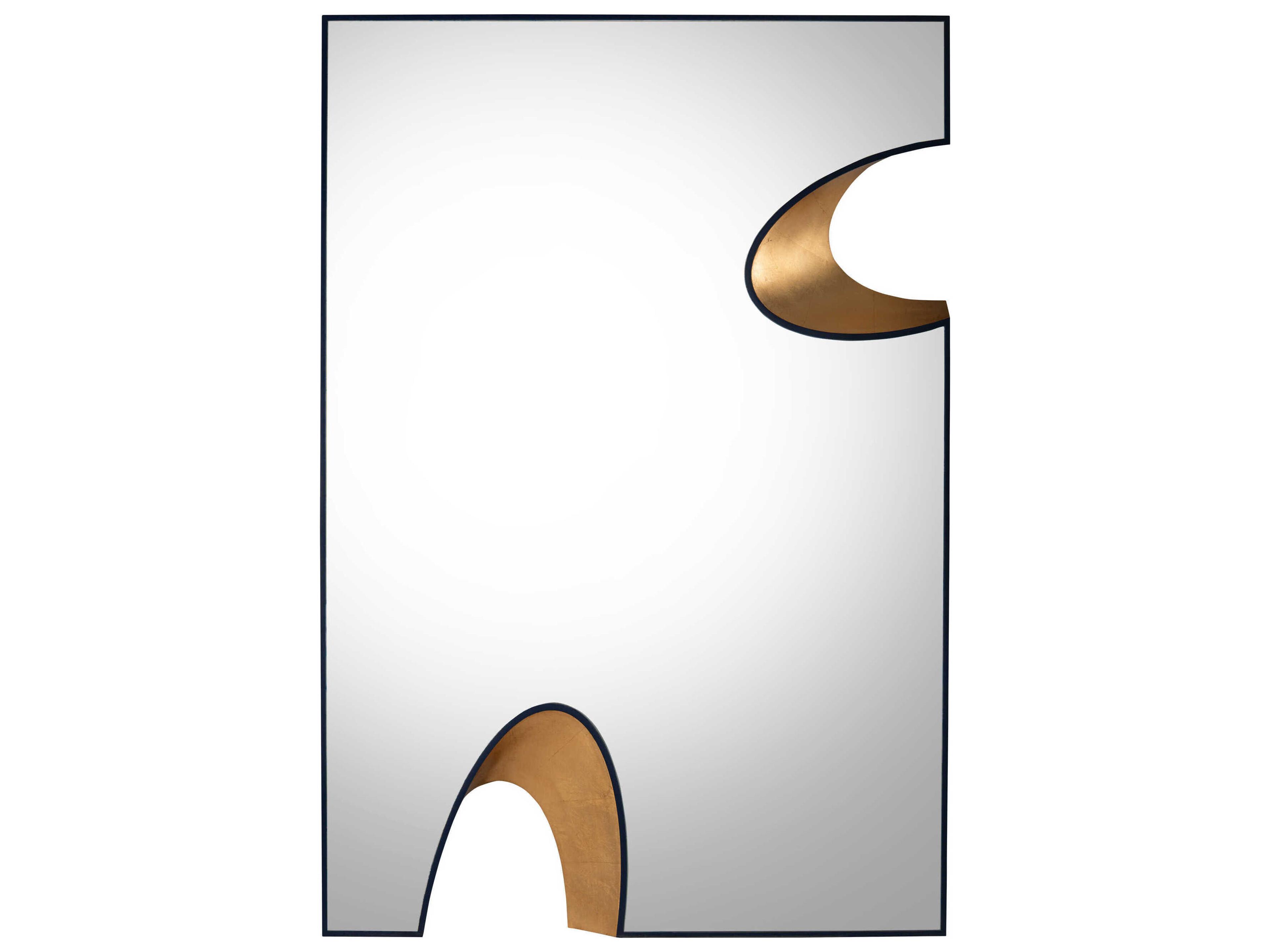 John Richard Covet Gold Rectangular Wall Mirror