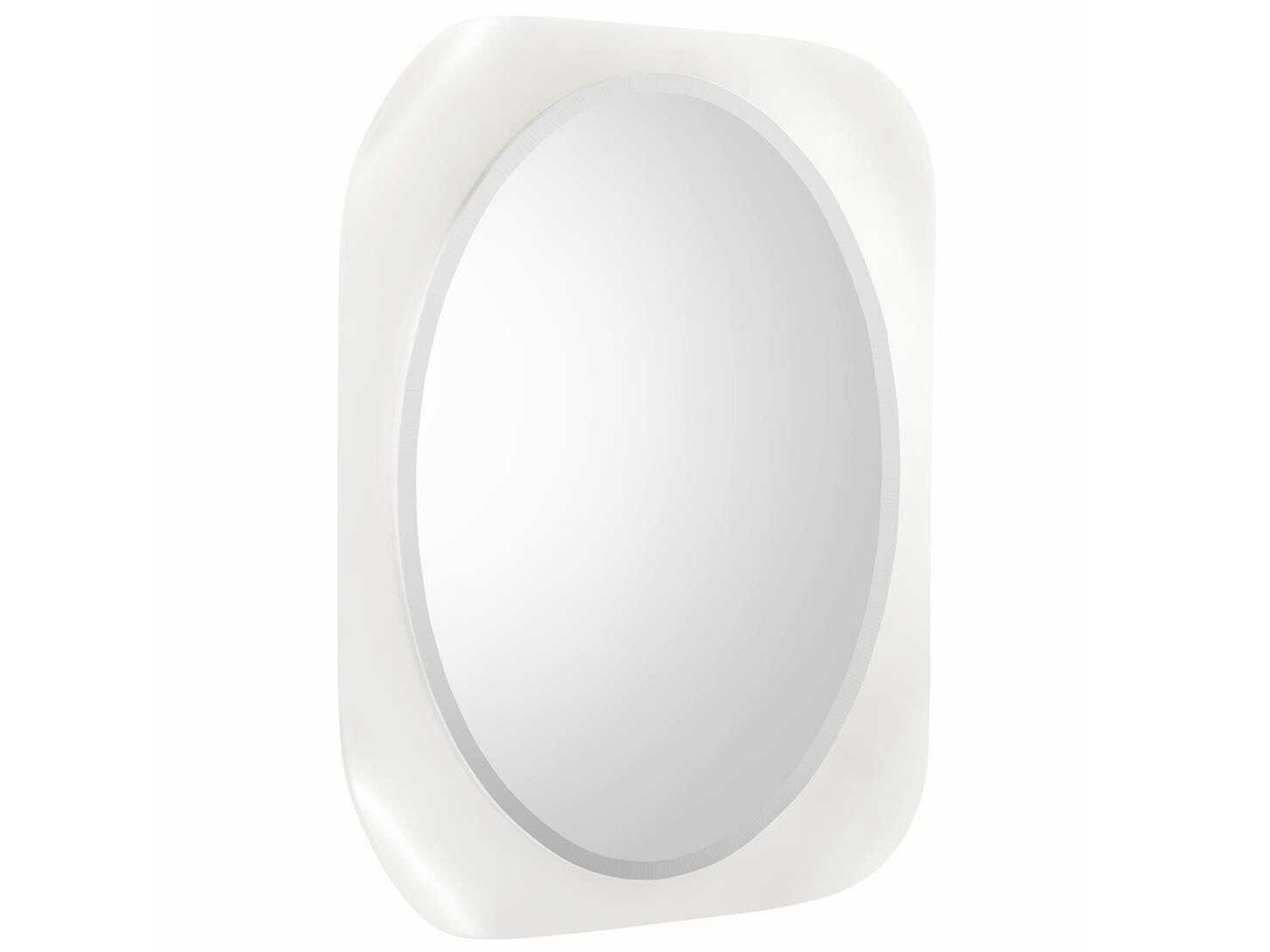 Forma Silver Rectangular Wall Mirror