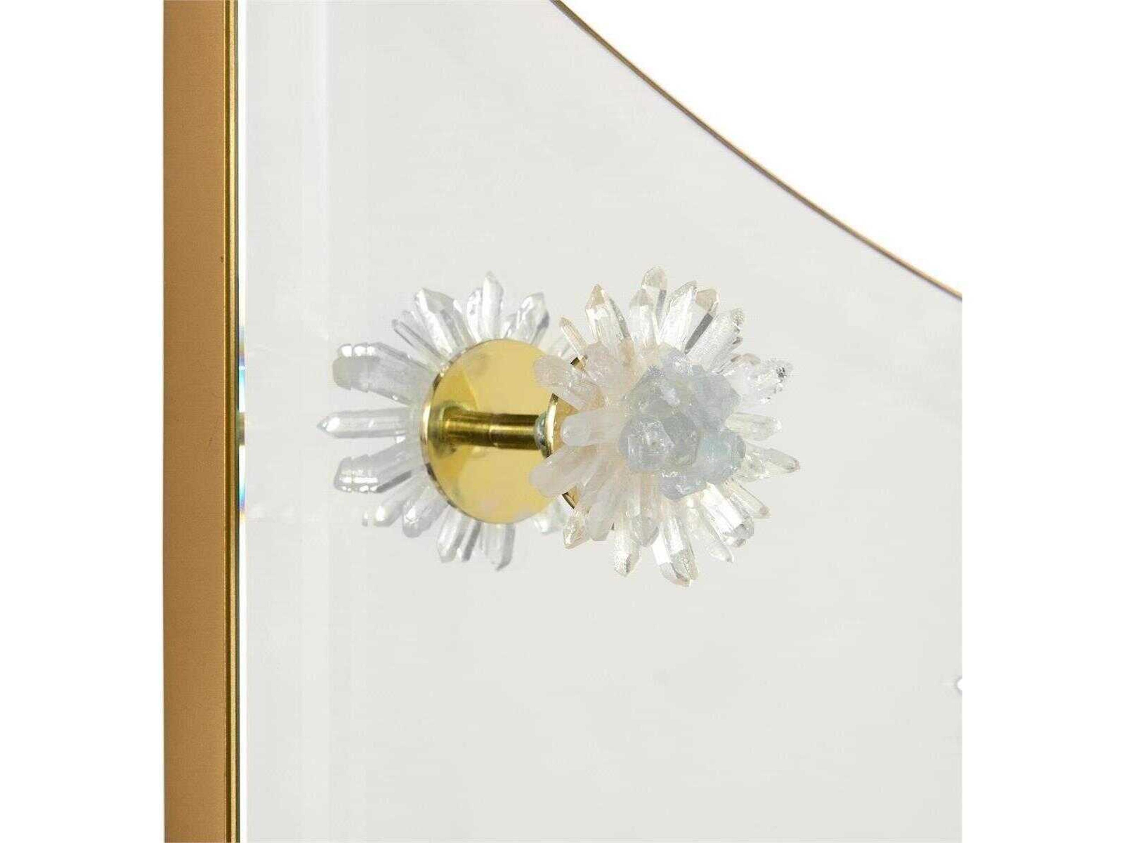 John Richard Crescent Exotic Gold Wall Mirror