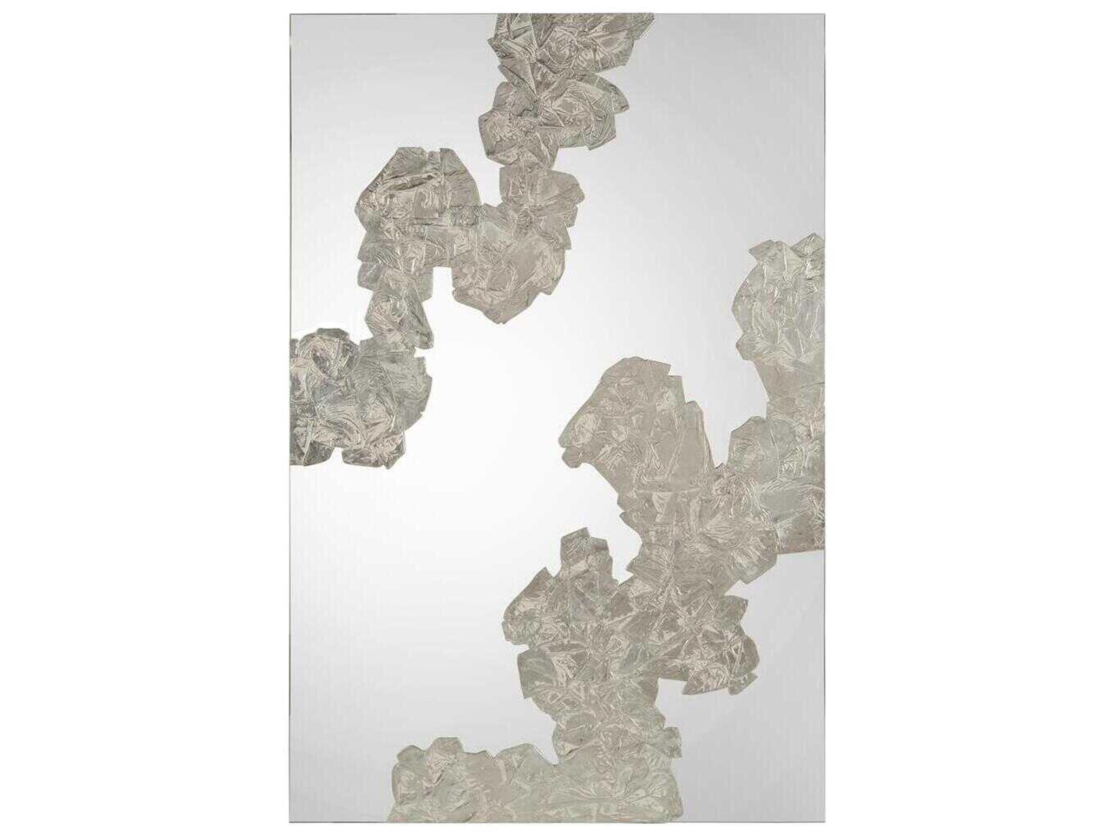 Nuvole Silver Rectangular Wall Mirror