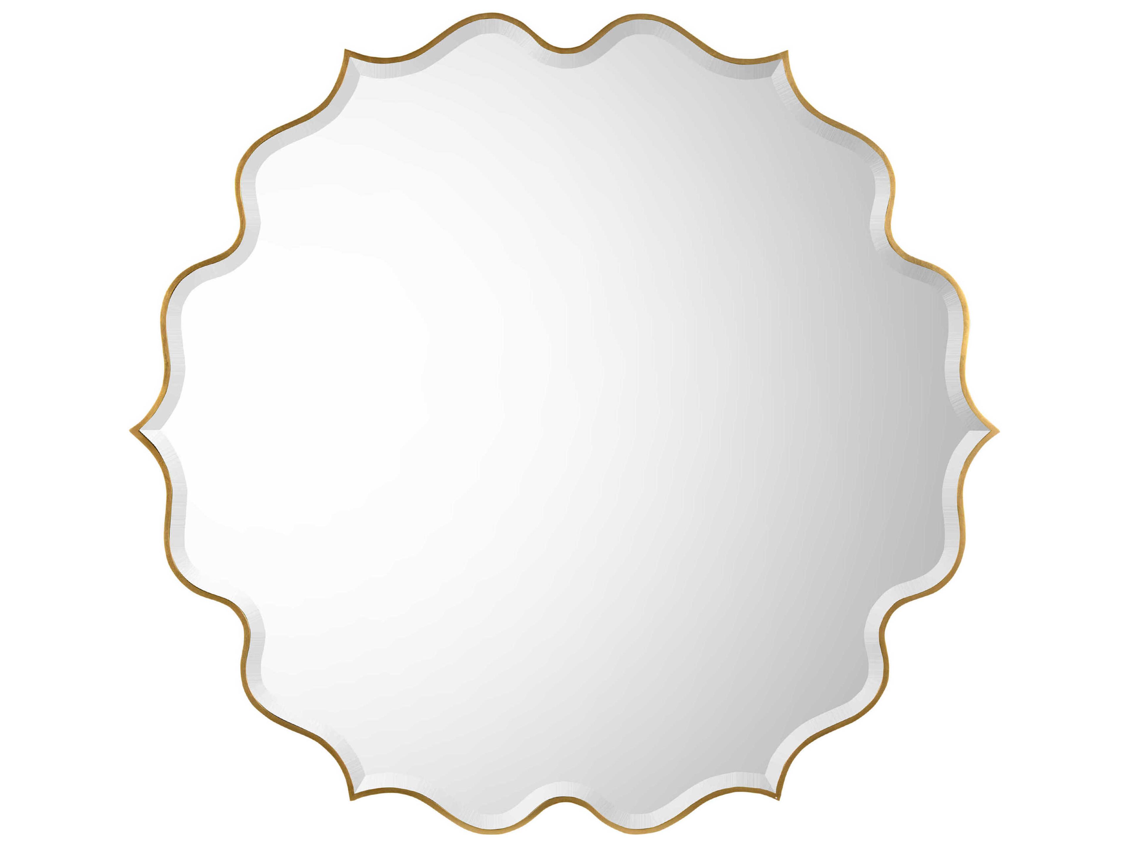 John Richard Starstruck Gold Round Wall Mirror