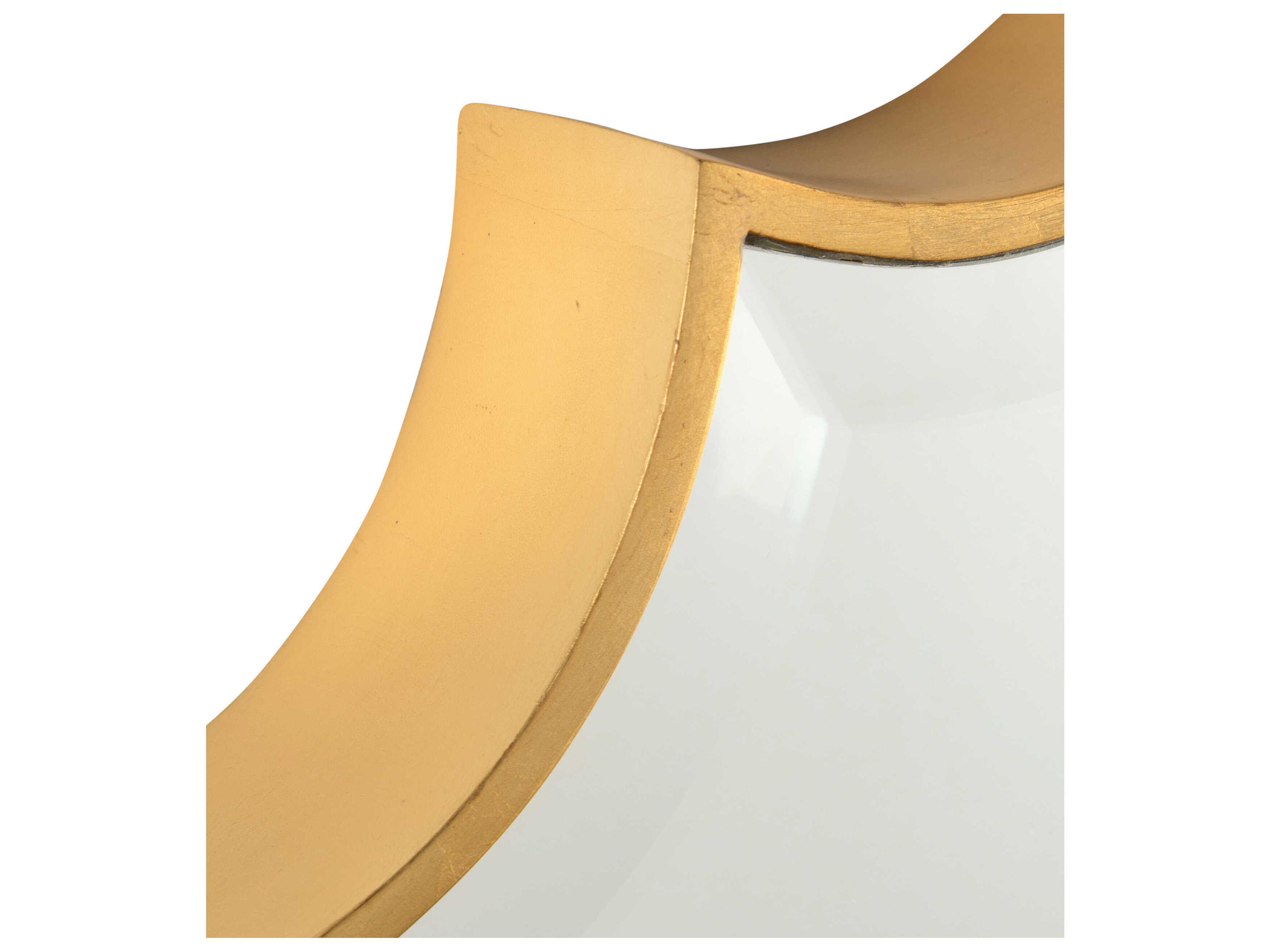 John Richard Starstruck Gold Round Wall Mirror