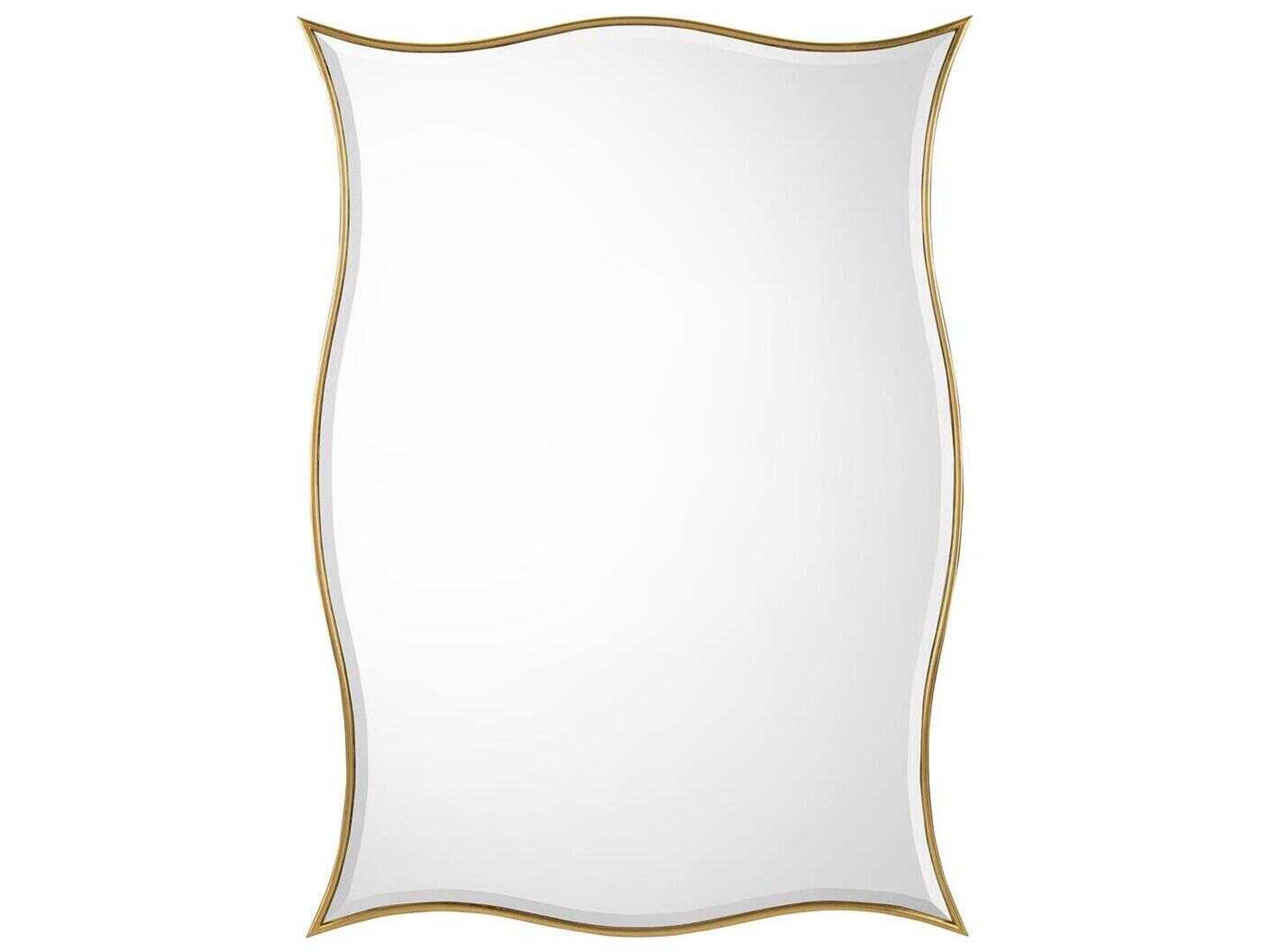 John Richard Nami Gold Rectangular Wall Mirror