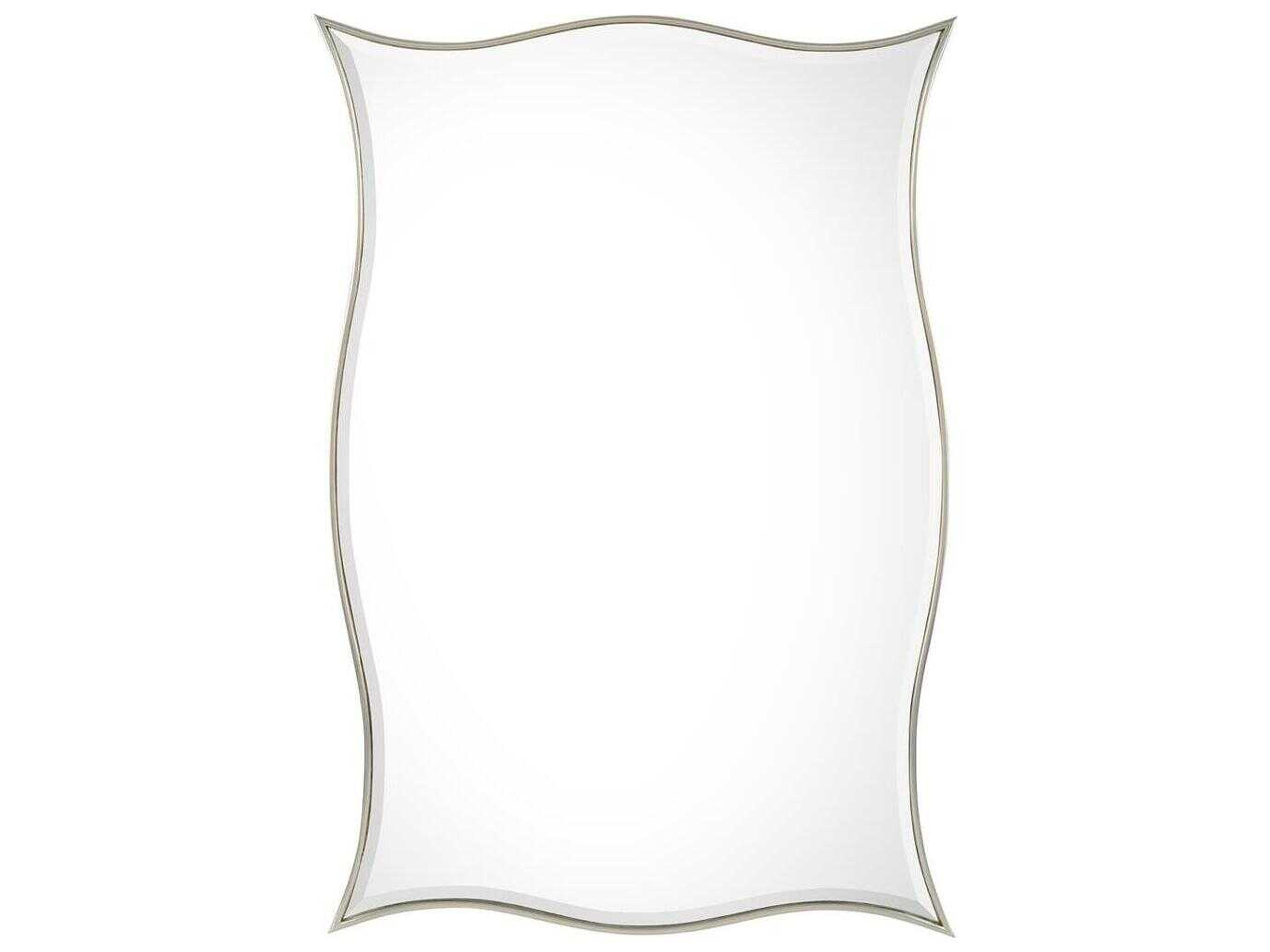 John Richard Nami Silver Rectangular Wall Mirror