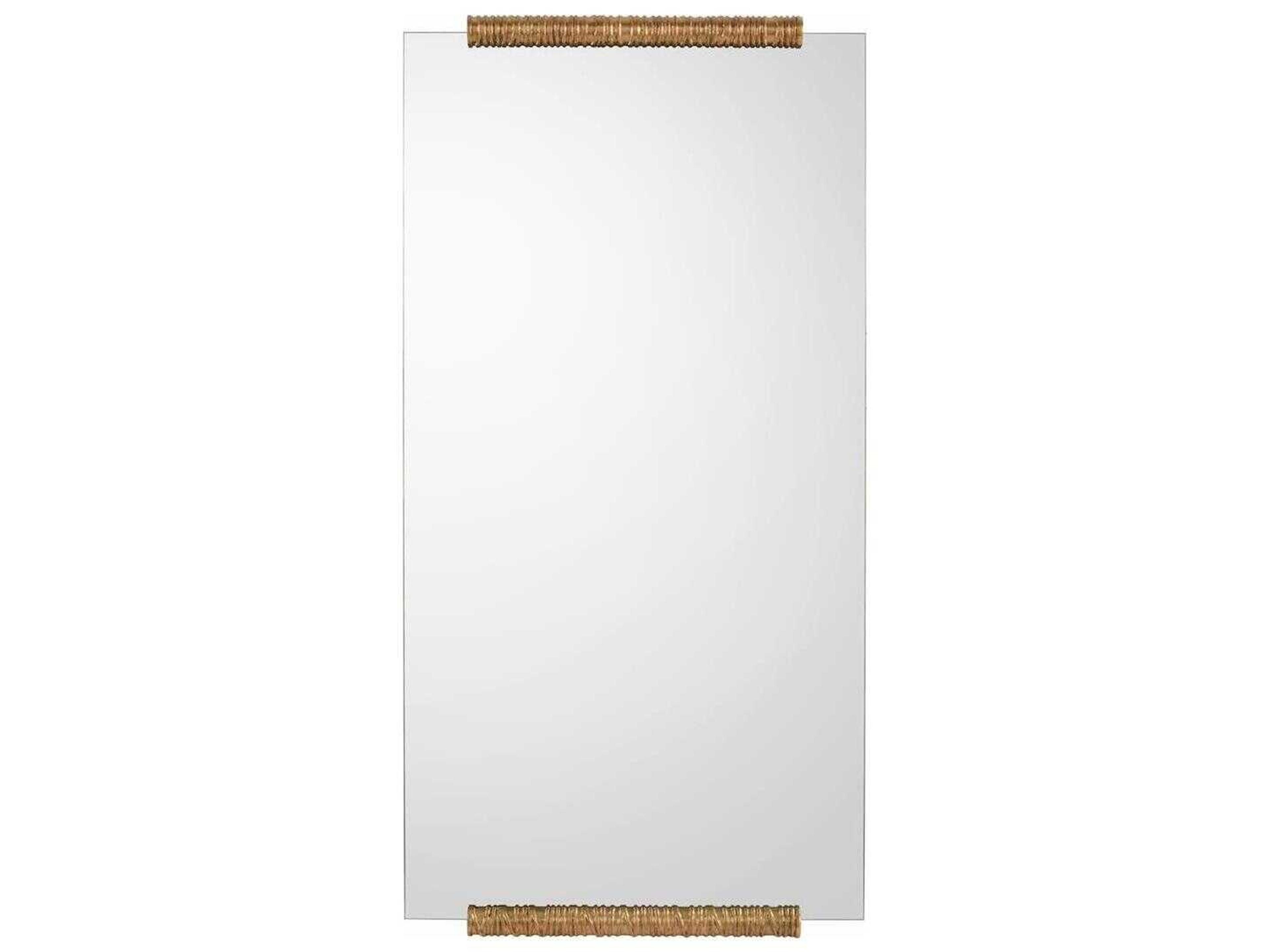 John Richard Annulus Gold Coast Rectangular Wall Mirror