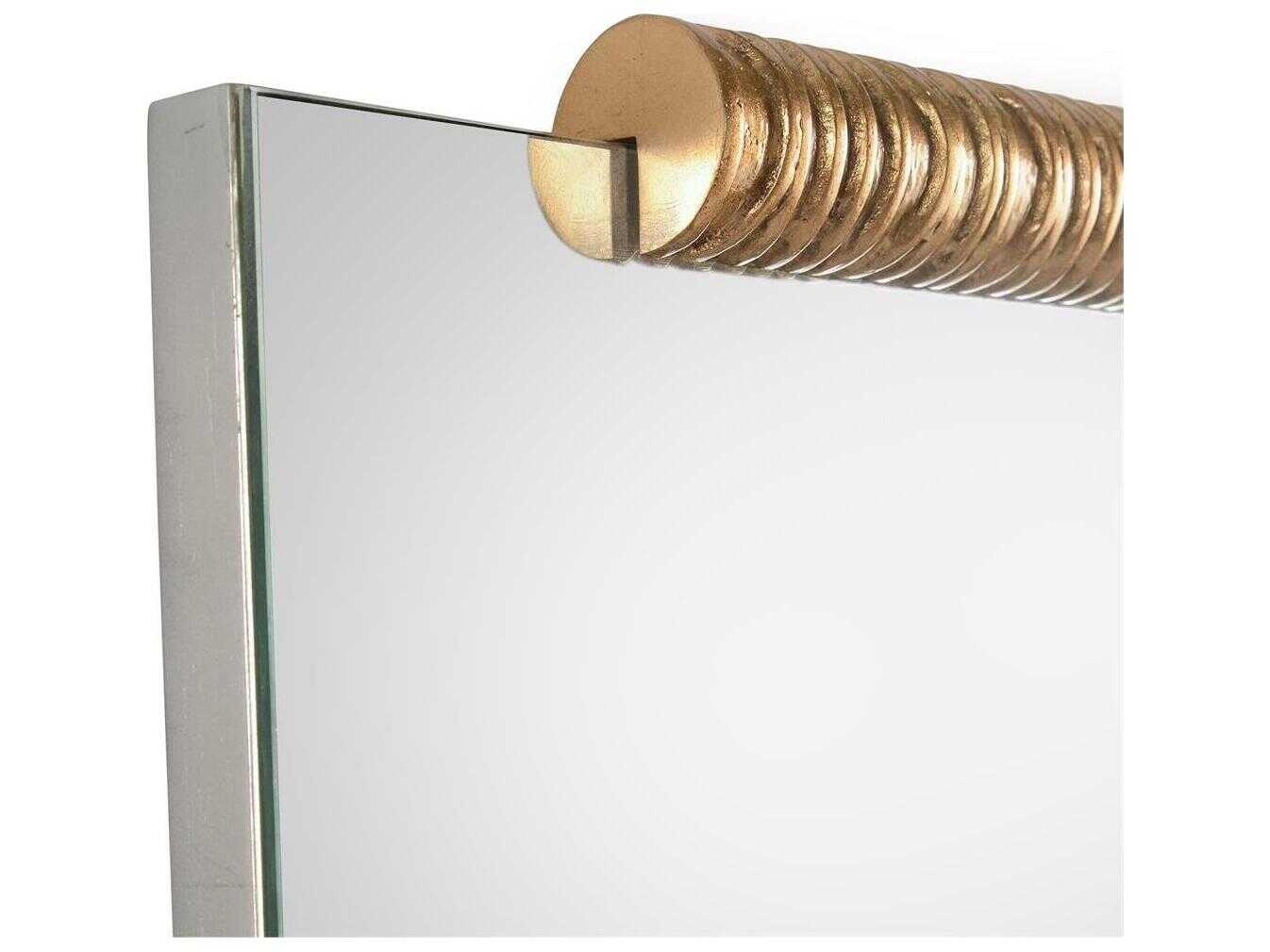 John Richard Annulus Gold Coast Rectangular Wall Mirror