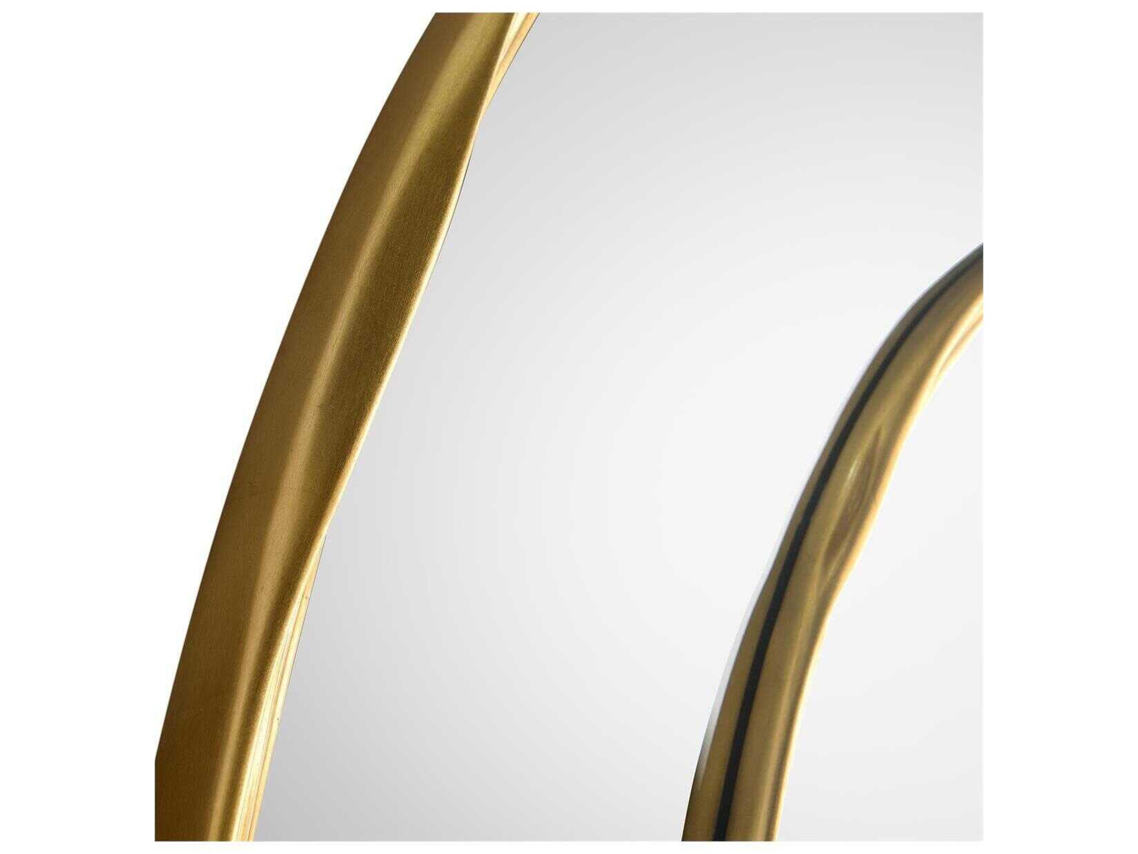 John Richard Flourish Gold Coast Oval Wall Mirror