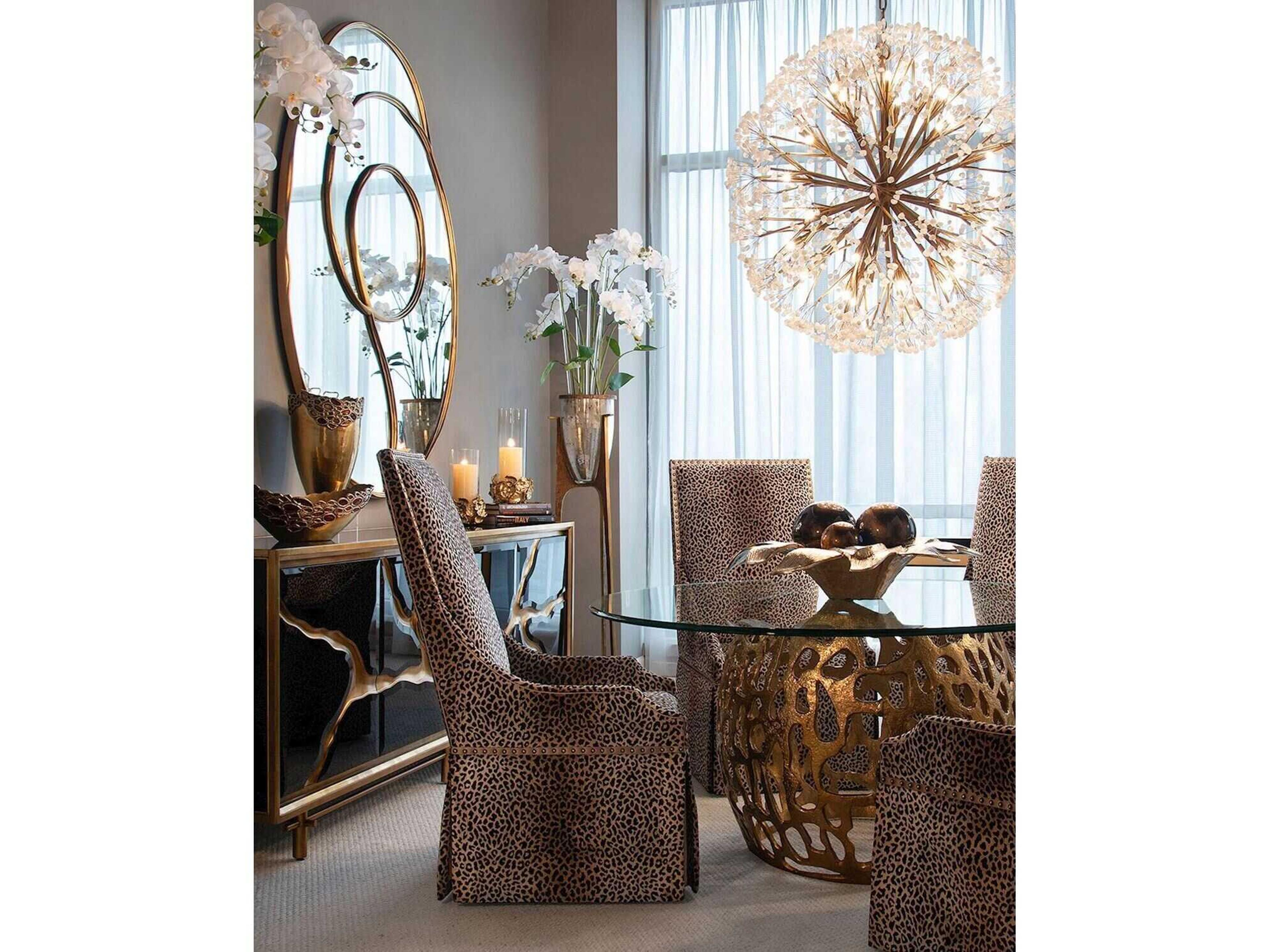 John Richard Flourish Gold Coast Oval Wall Mirror