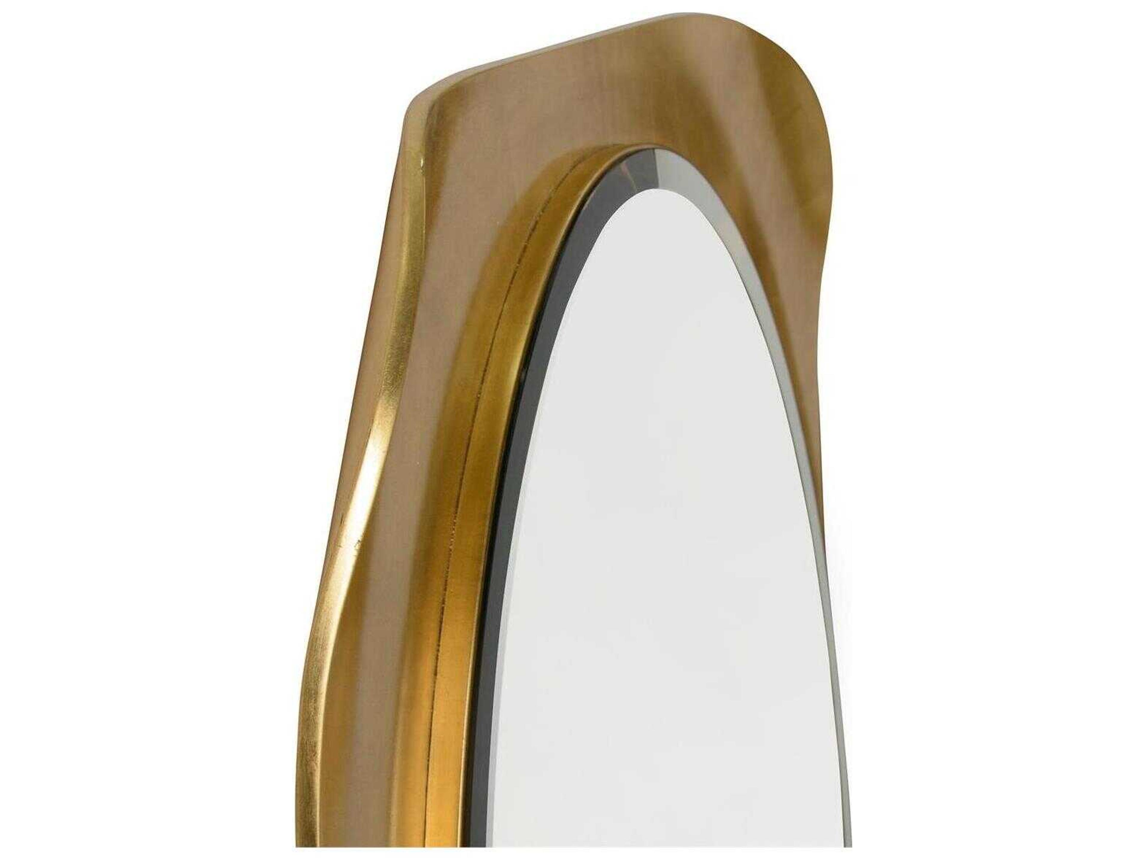 John Richard Forma Gold Rectangular Wall Mirror