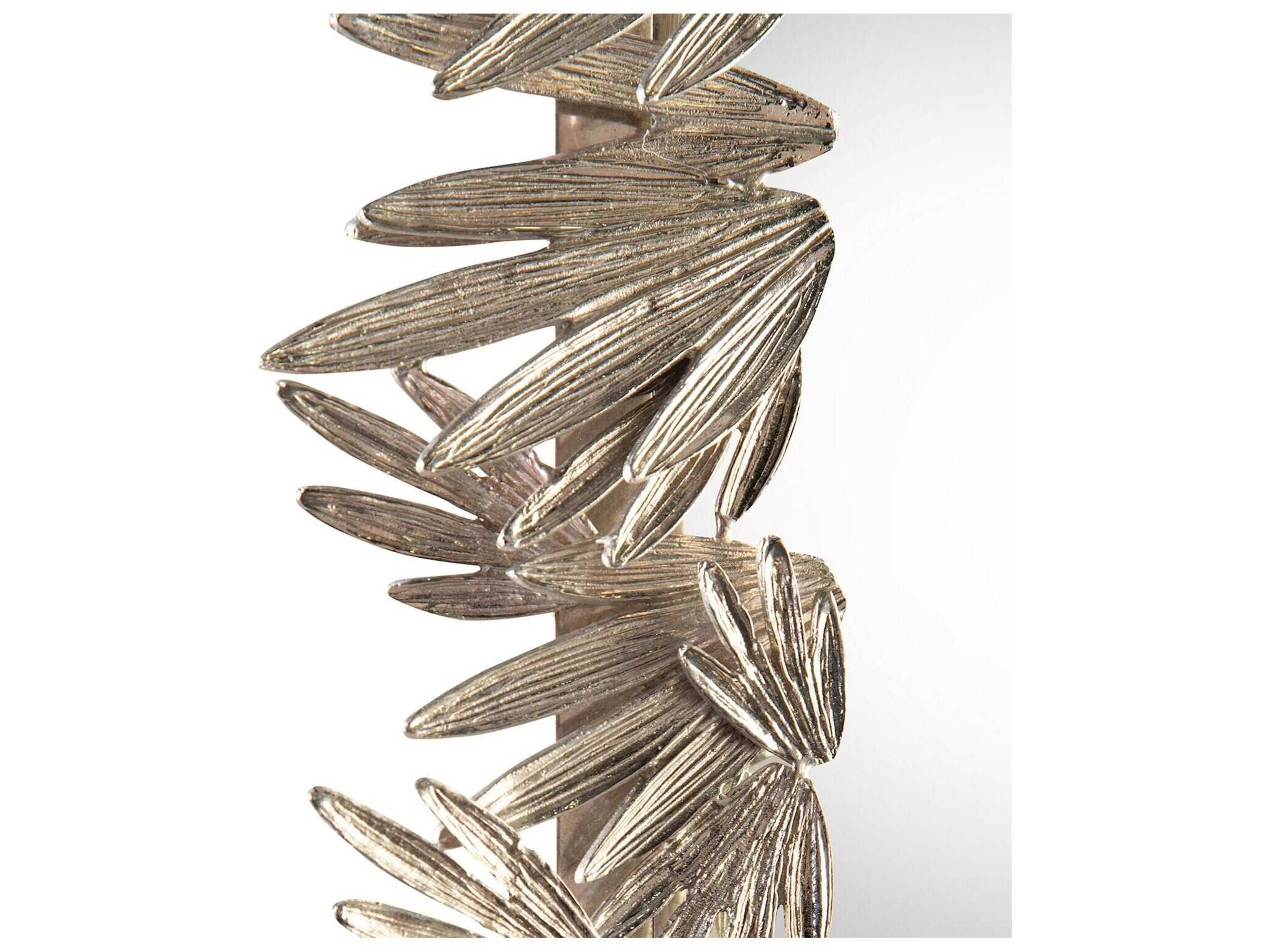 John Richard Herba Nickel Rectangular Wall Mirror