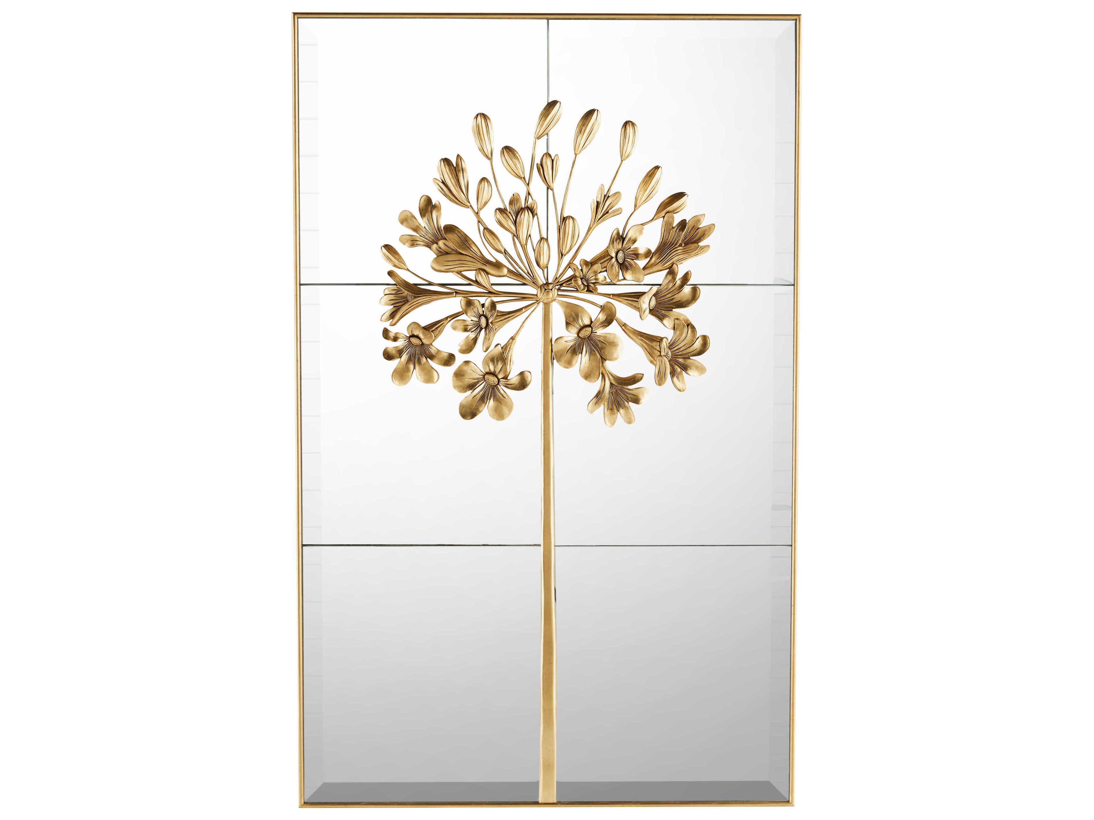 John Richard Blossom Gold Coast Rectangular Wall Mirror
