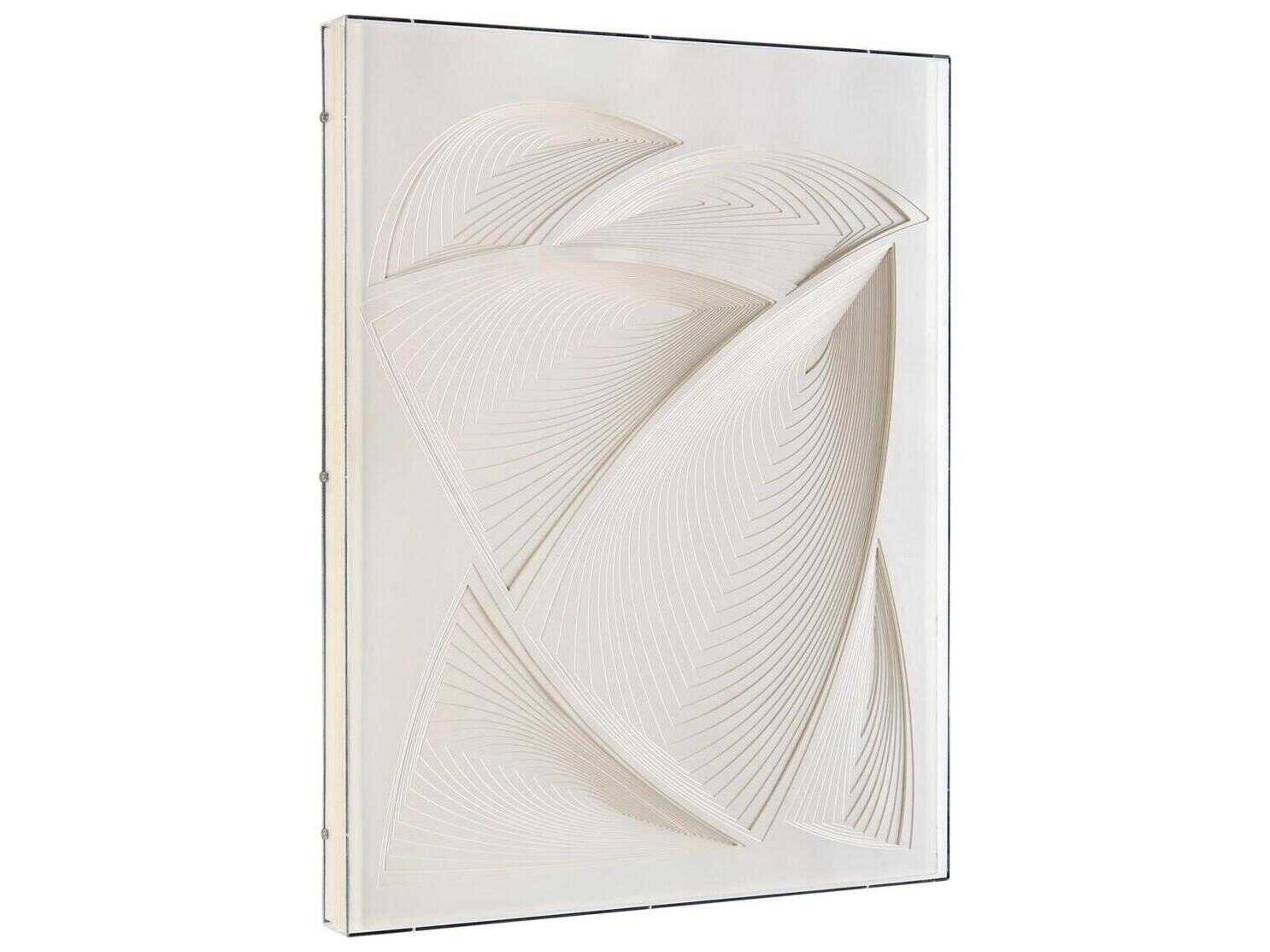 John Richard Tony Fey's White Aesthetic Shadow Box