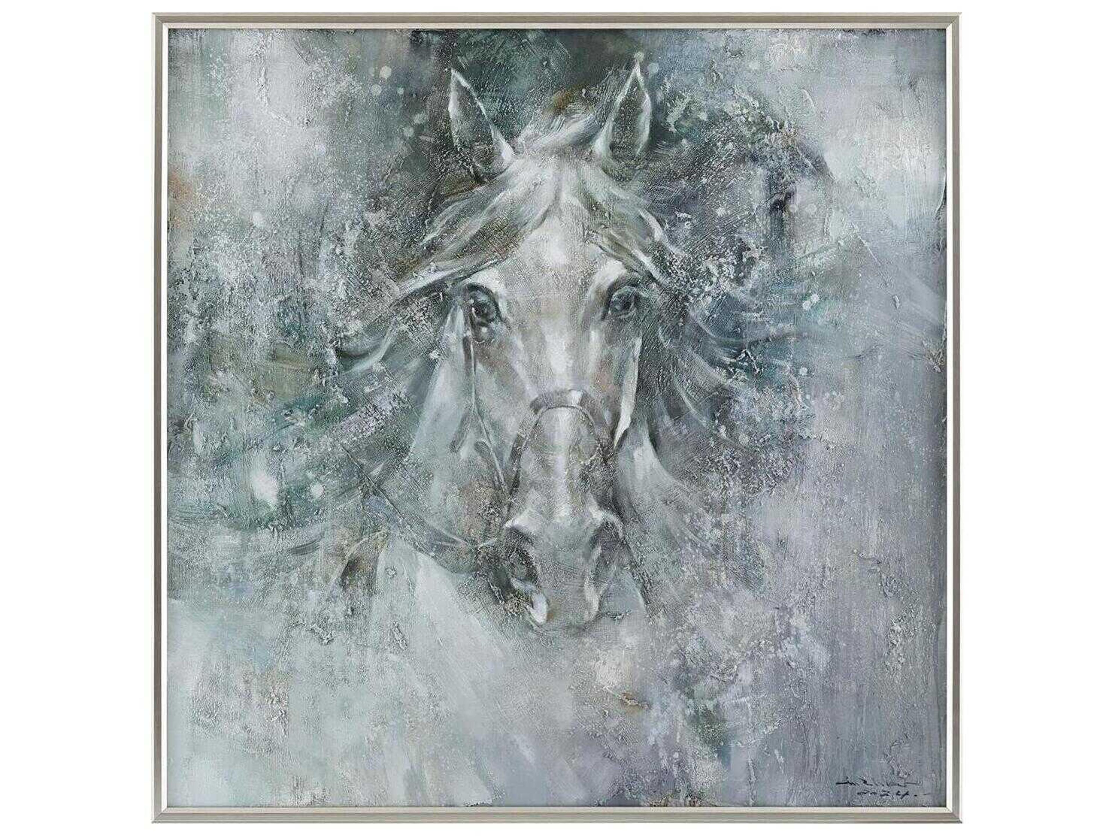 LM Zhou's Starlit Stallion Wall Art