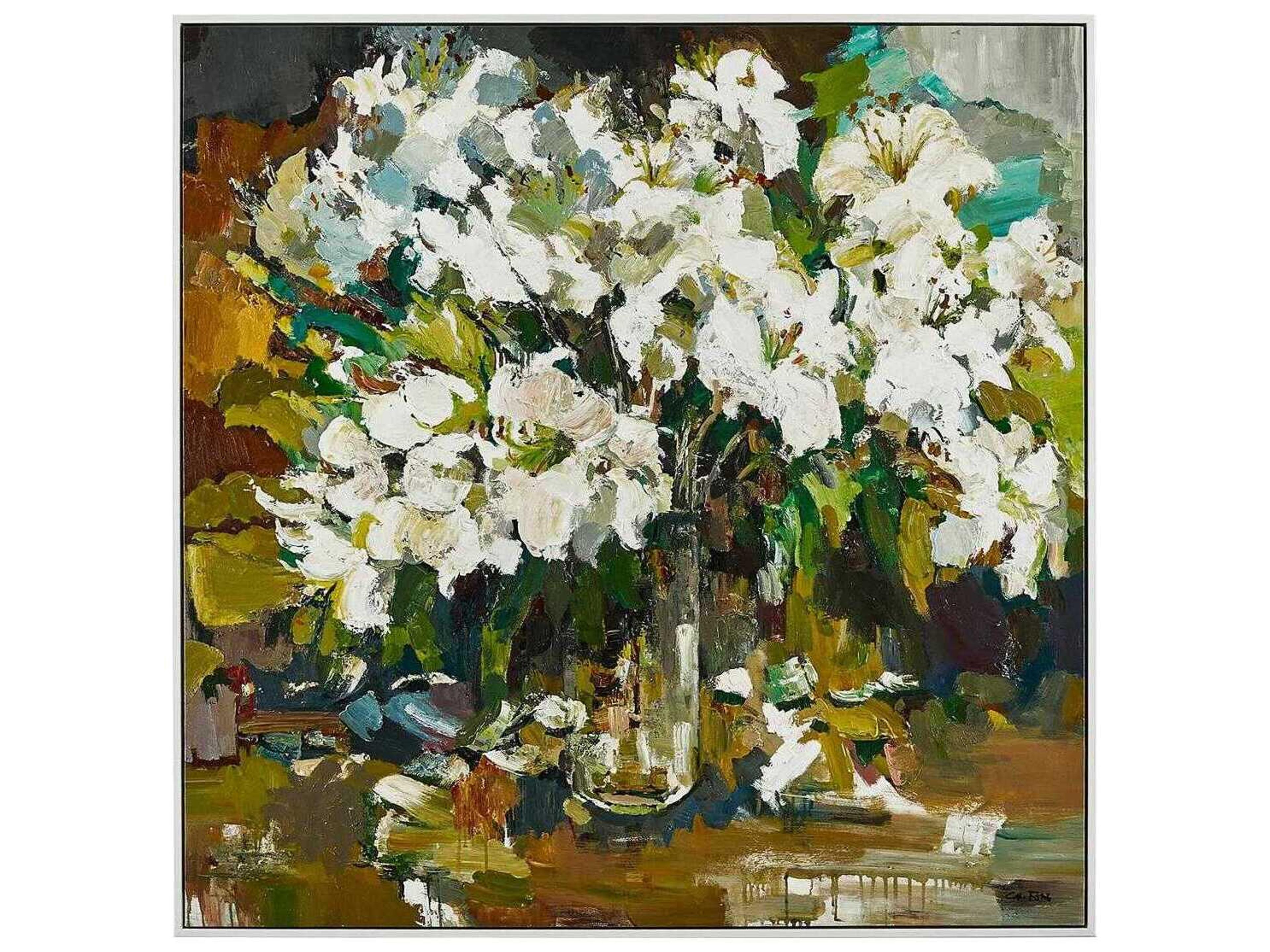 John Richard Gu Feng's Elegant Still Life Wall Art