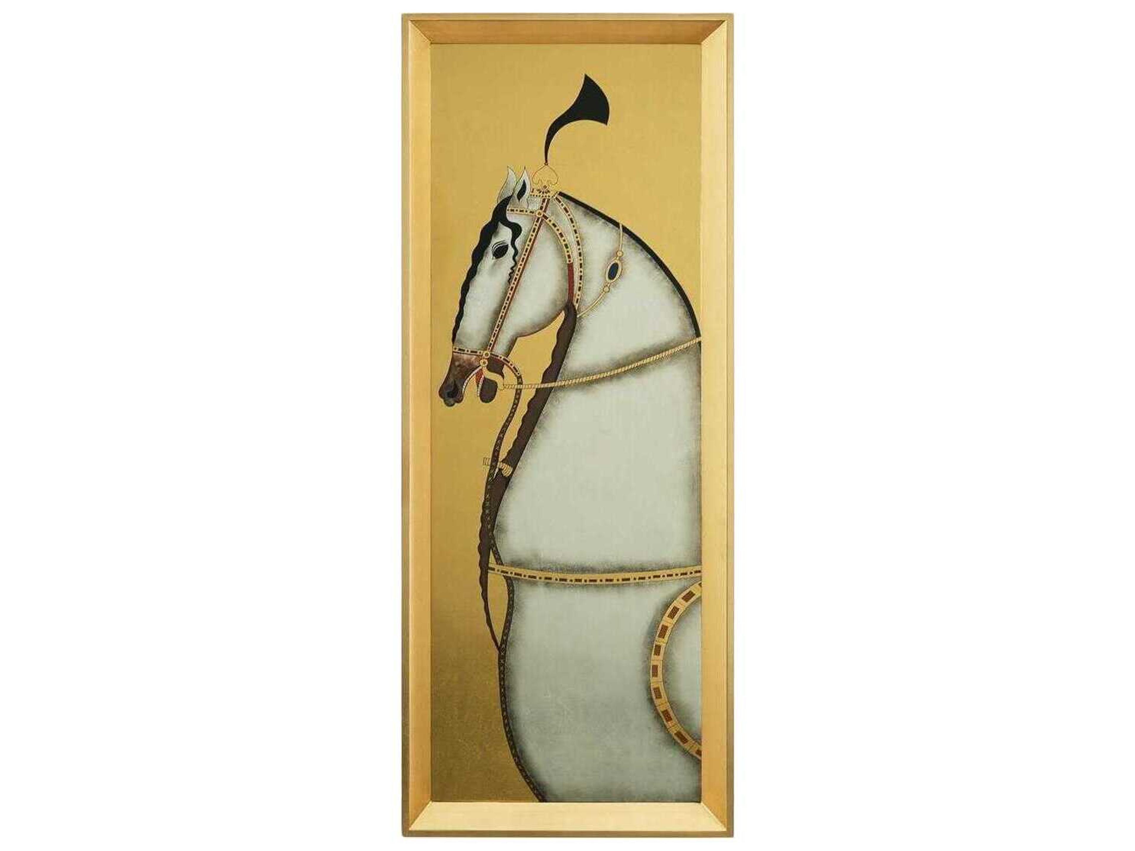 Antiquated Horse Panel-I Wall Art