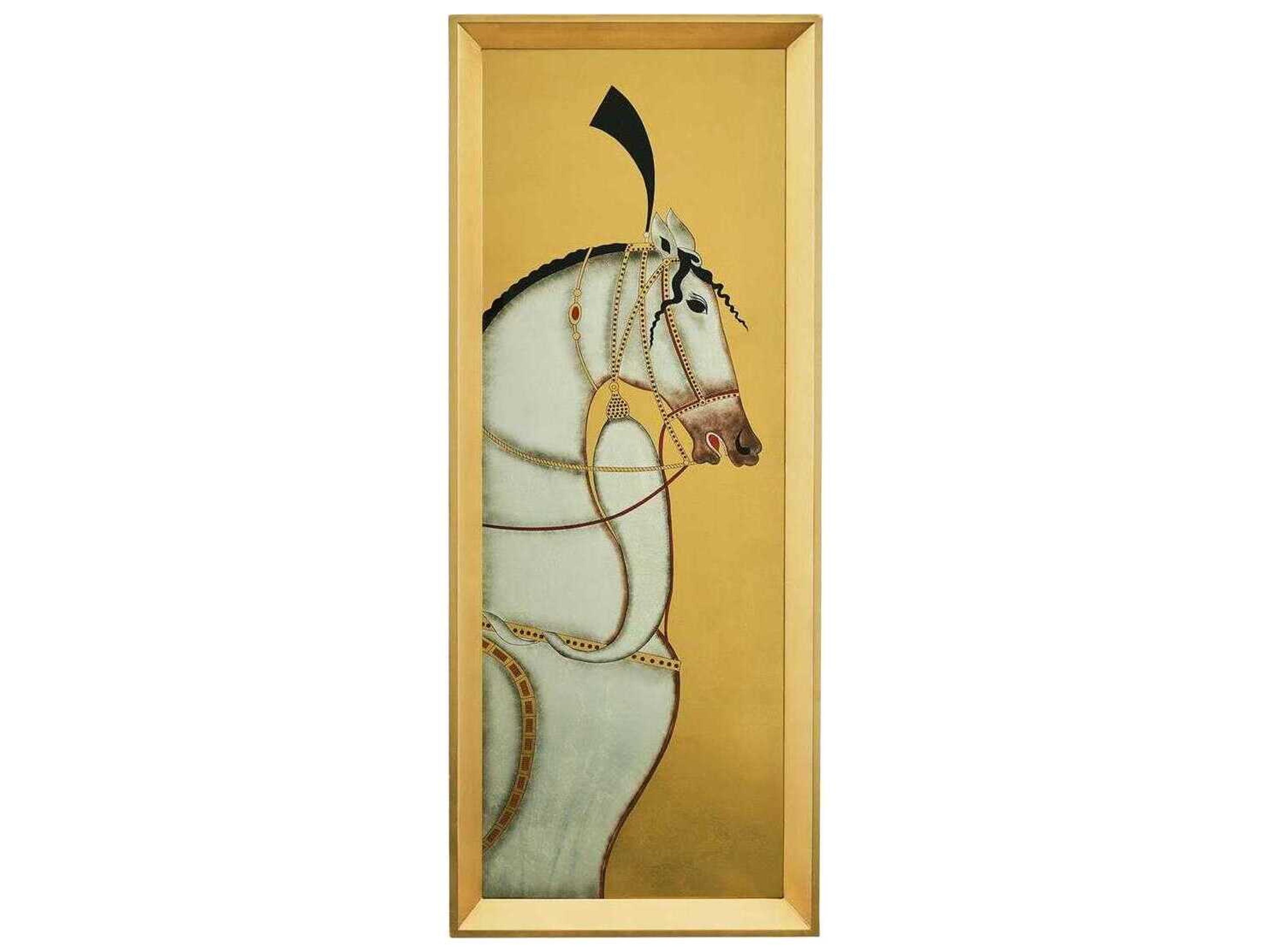 Antiquated Horse Panel-II Wall Art