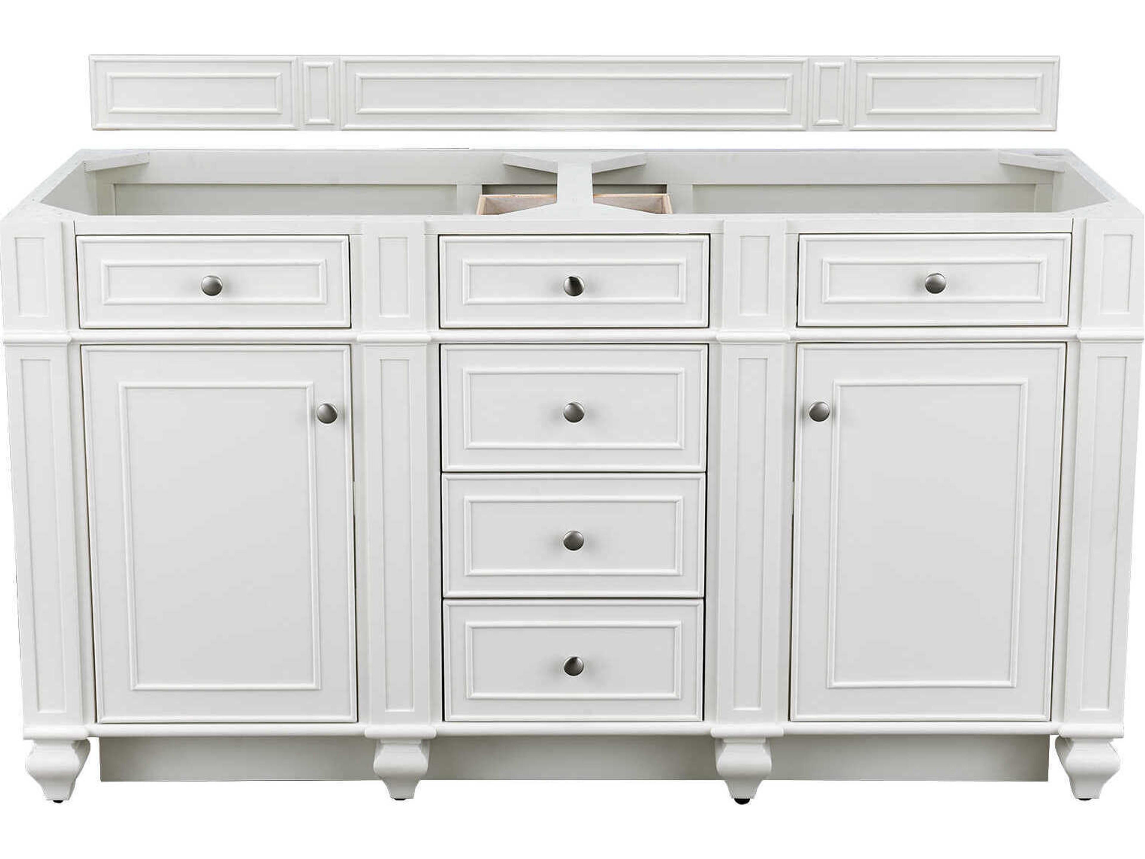 Bristol 60 Inch Double Vanity Cabinet Transitional