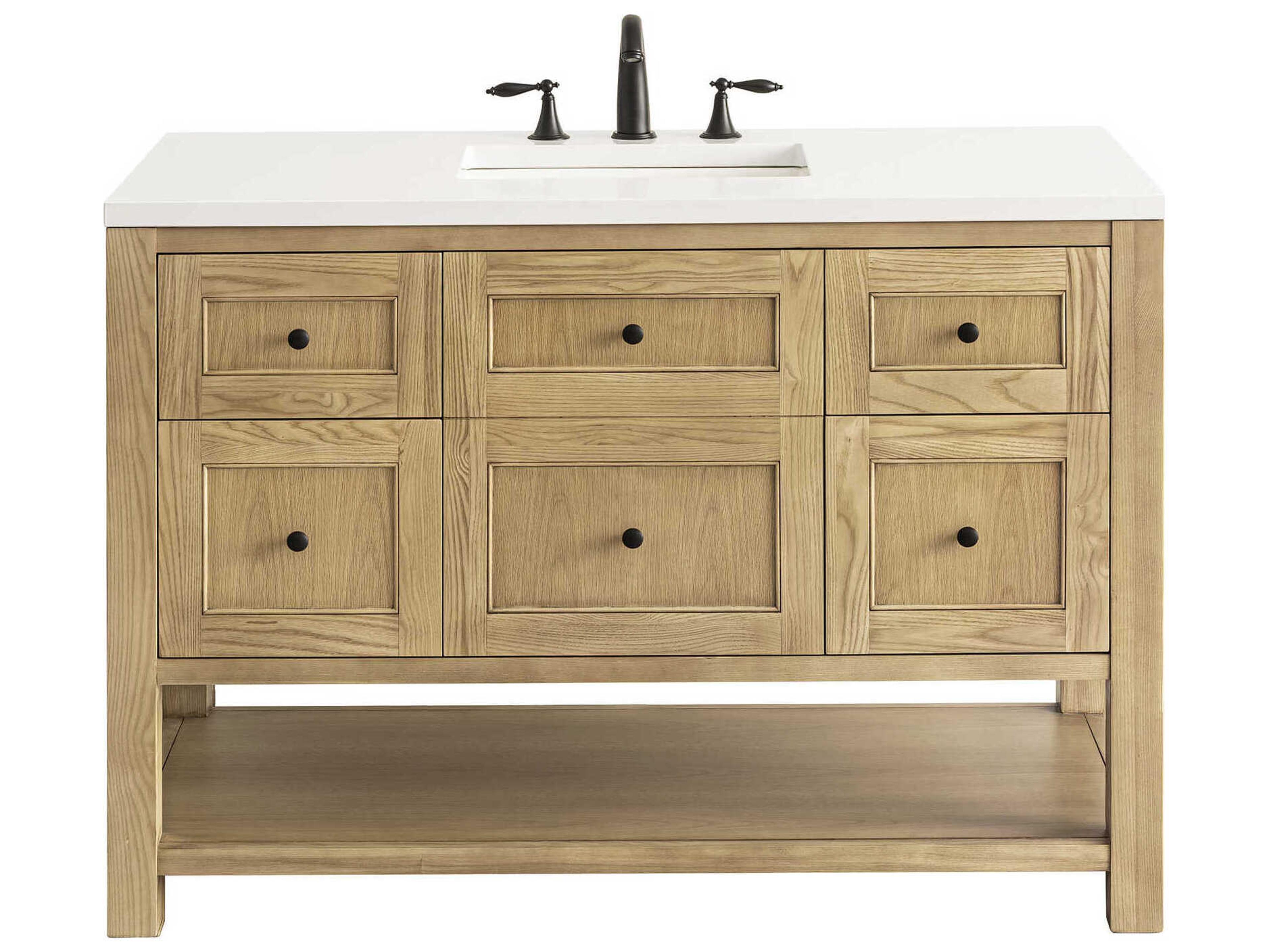 Breckenridge 48 Inch Single Vanity Light Natural Oak