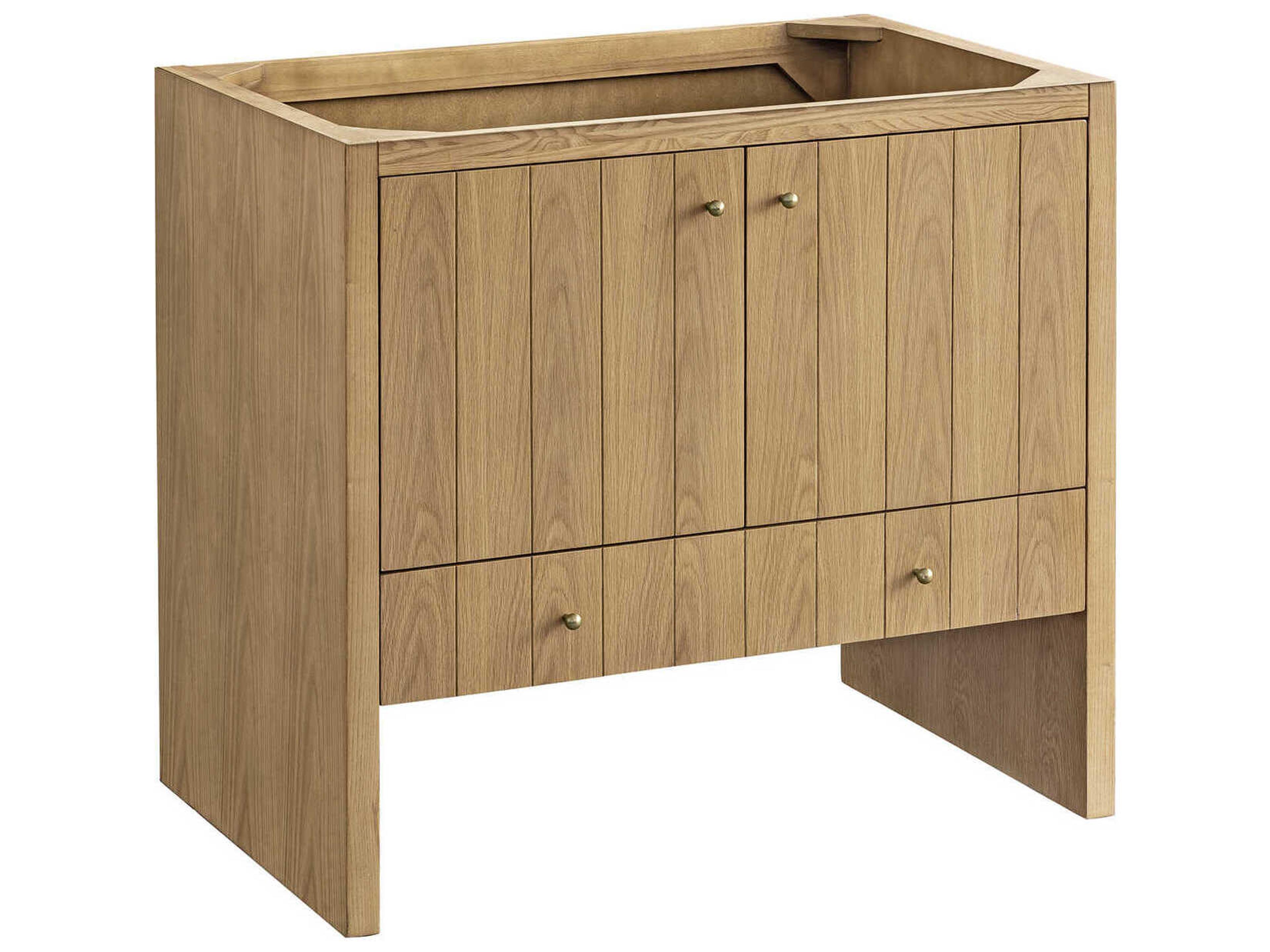 Hudson 36-Inch Single Vanity Light Natural Oak