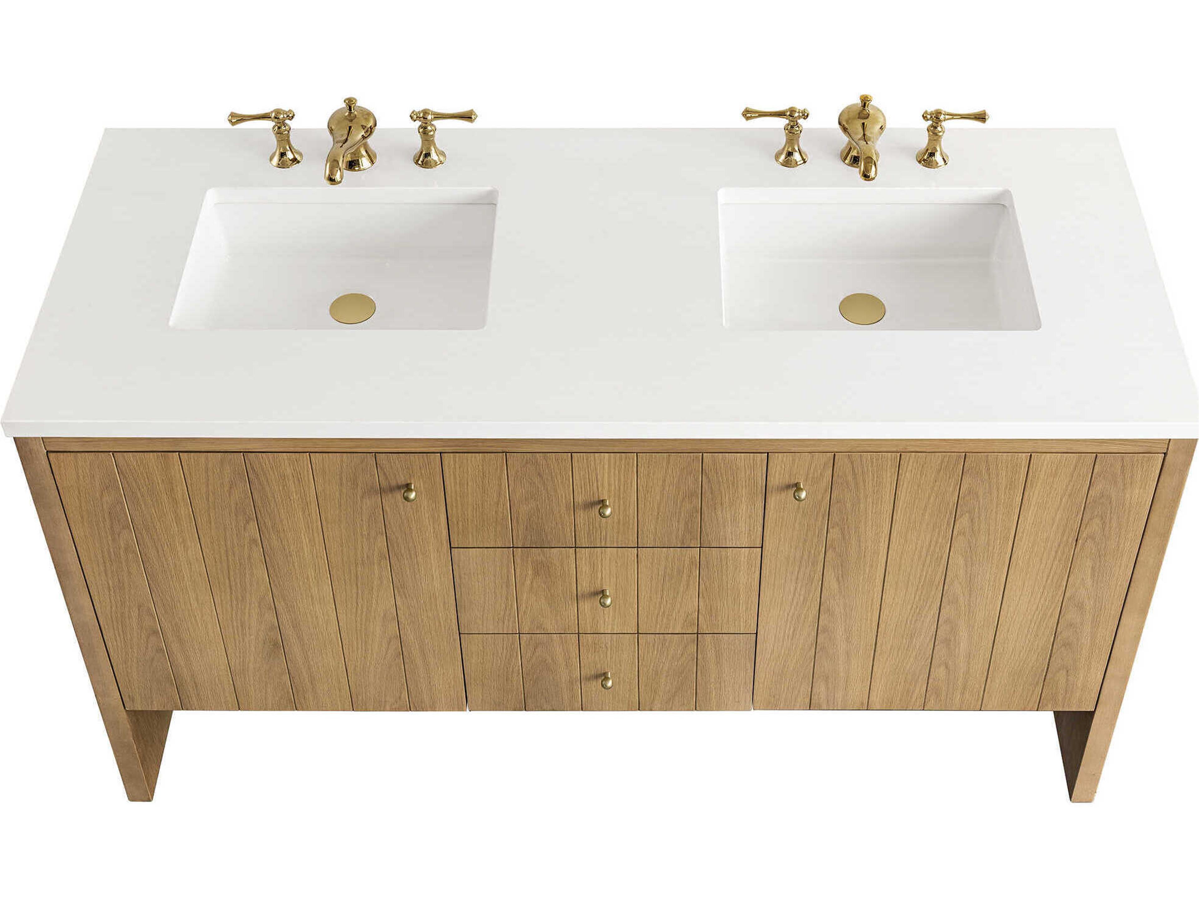 James Martin Hudson 60" Double Vanity Cabinet