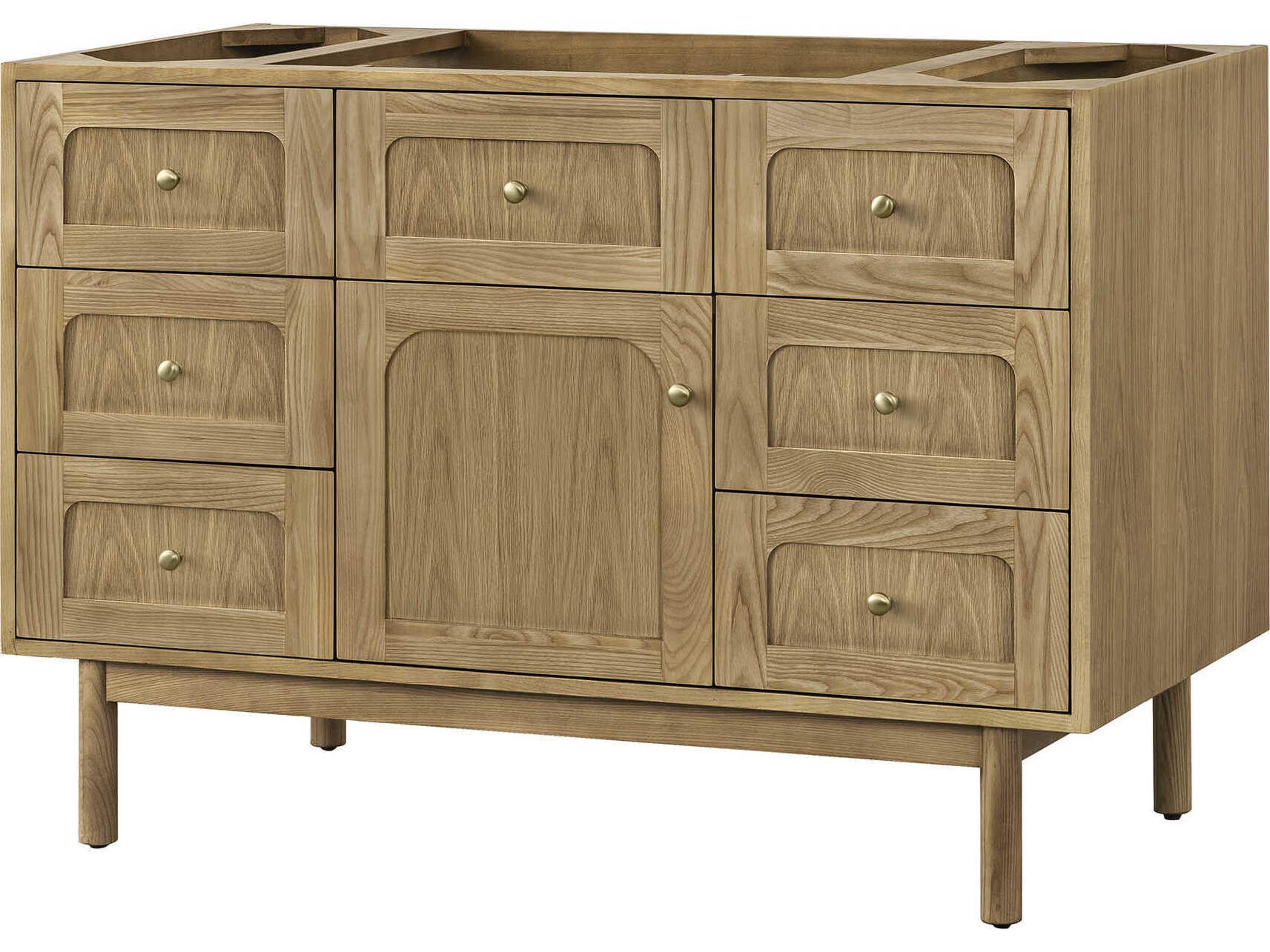 Laurent 48 Inch Single Vanity in Light Natural Oak