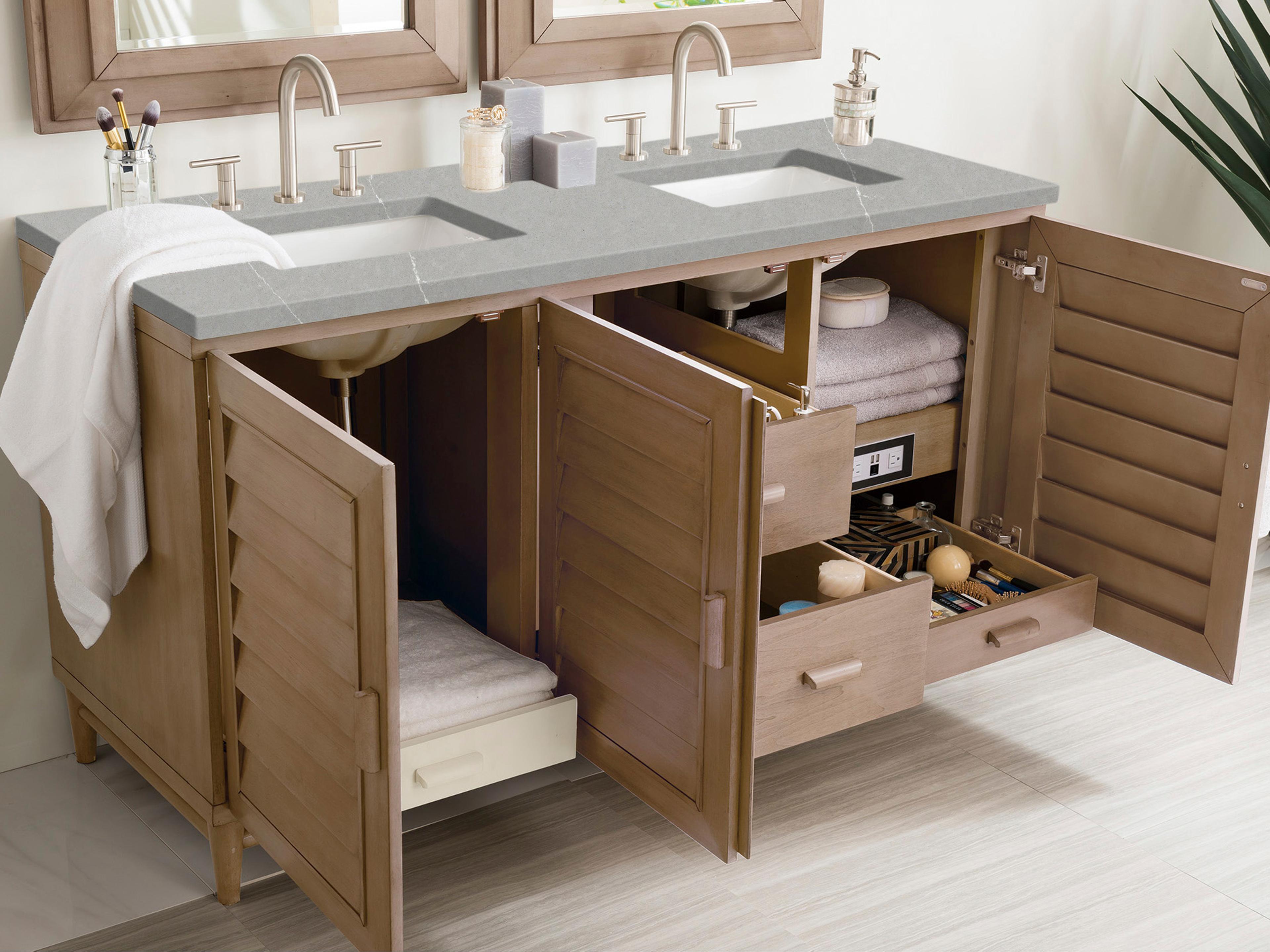 James Martin Portland 60" Double Vanity Cabinet