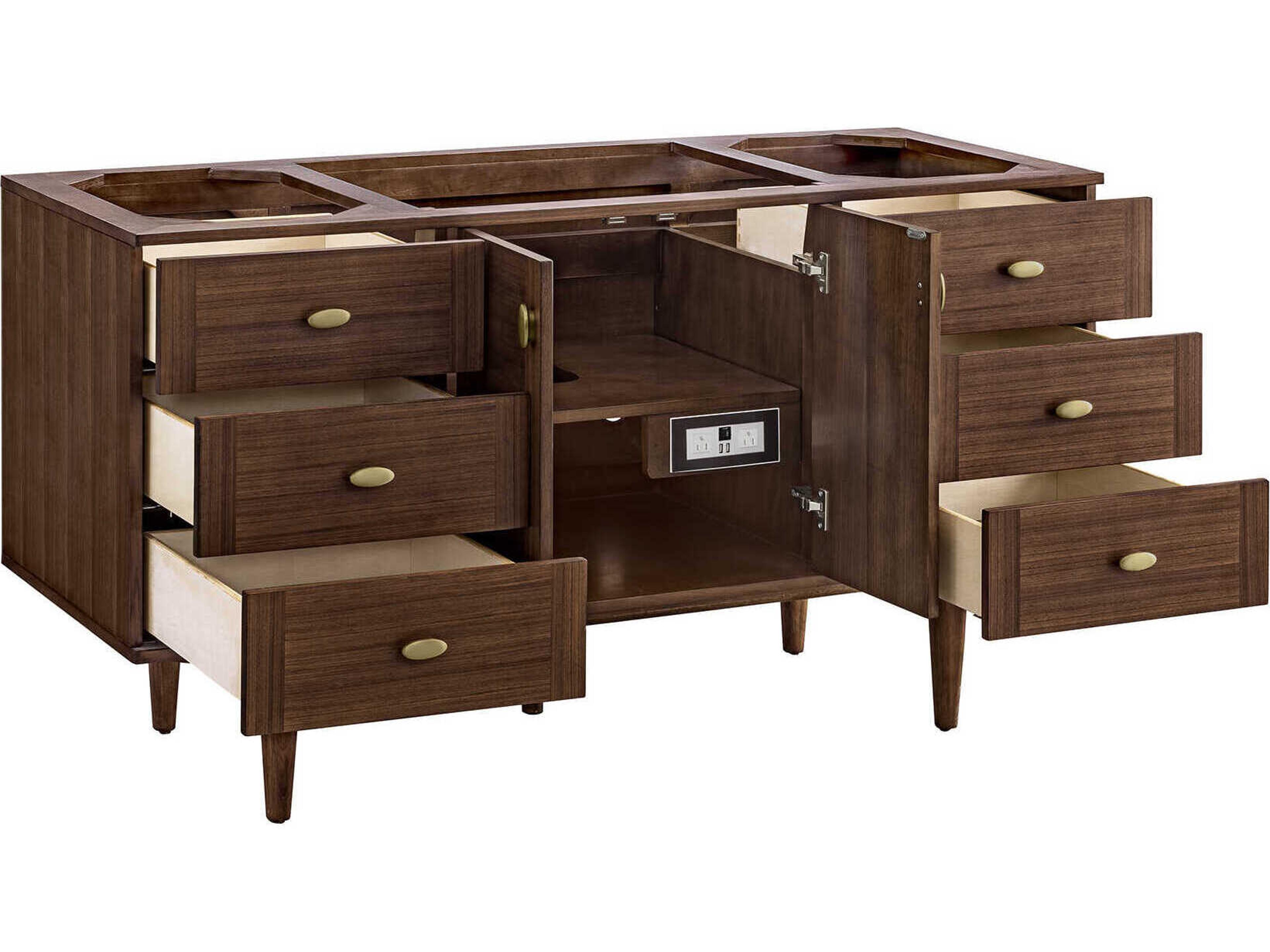 James Martin Amberly 60" Single Vanity Cabinet