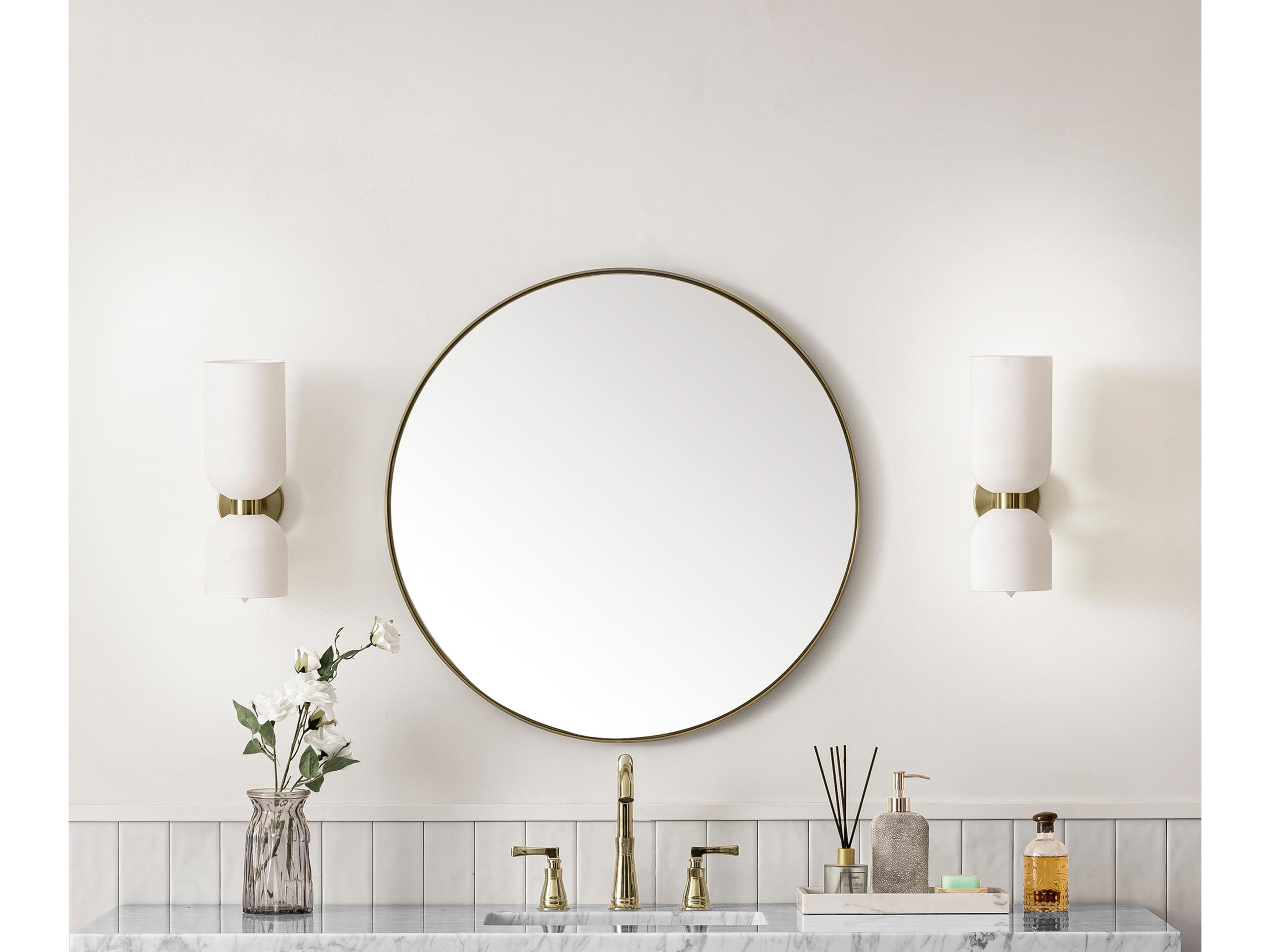 James Martin Rohe Round Wall Mirror