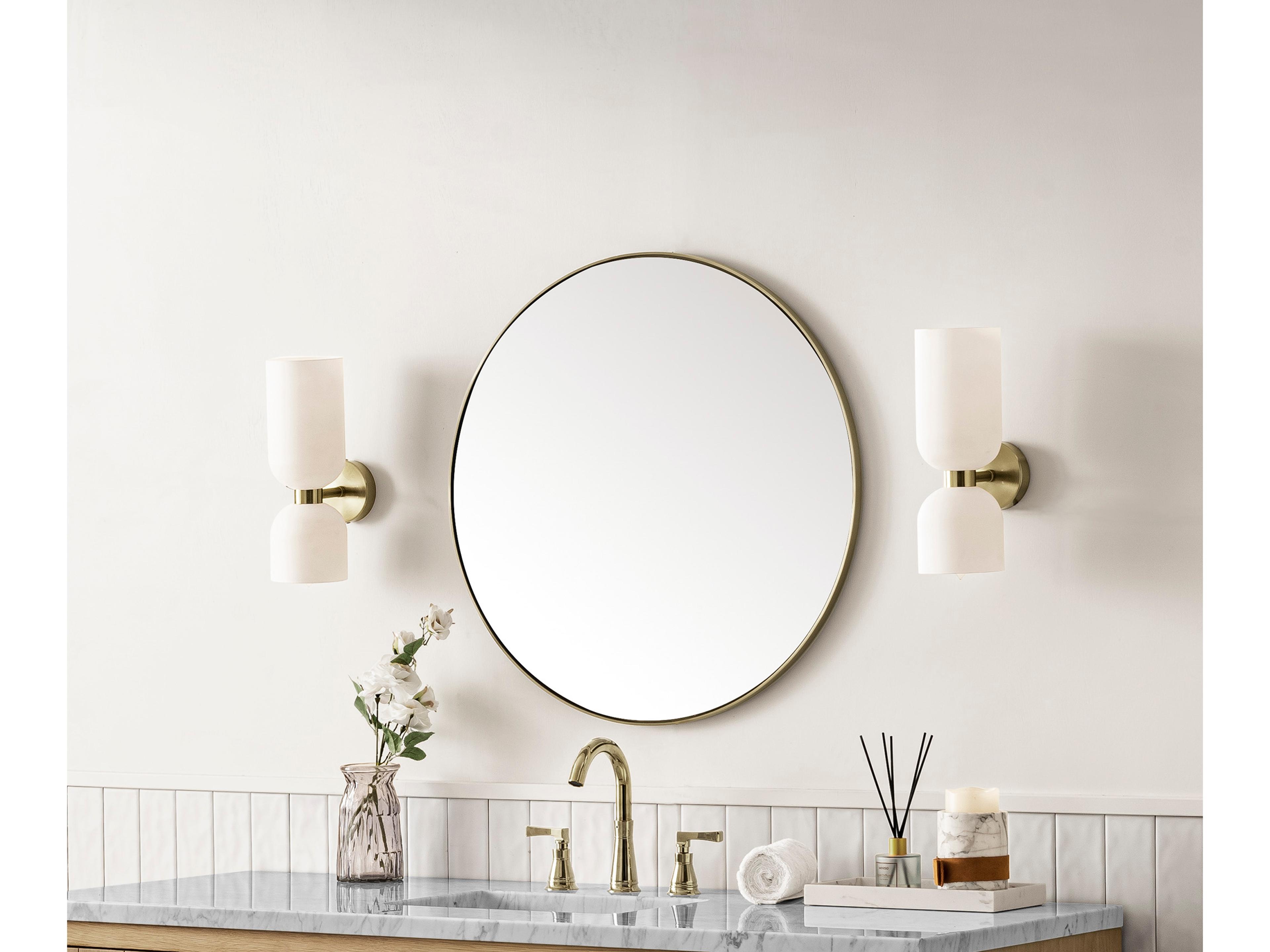 James Martin Rohe Round Wall Mirror