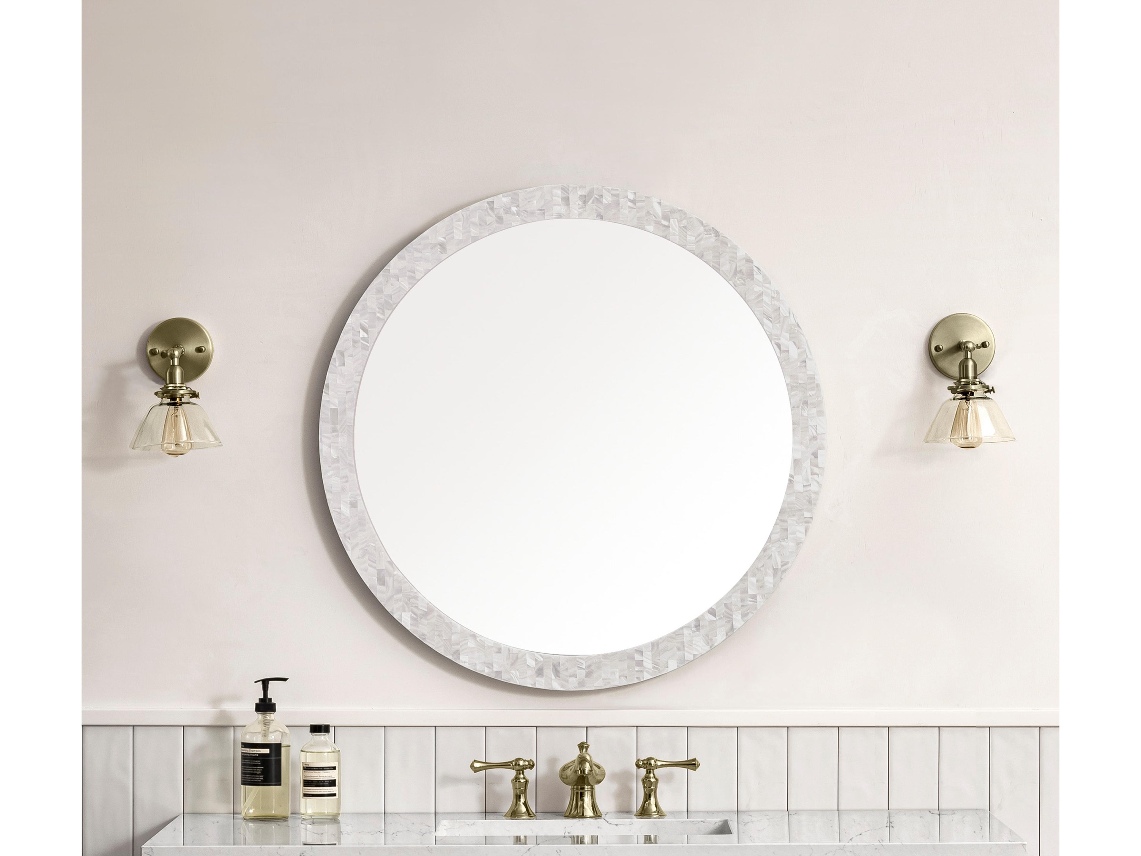 James Martin Callie Round Wall Mirror