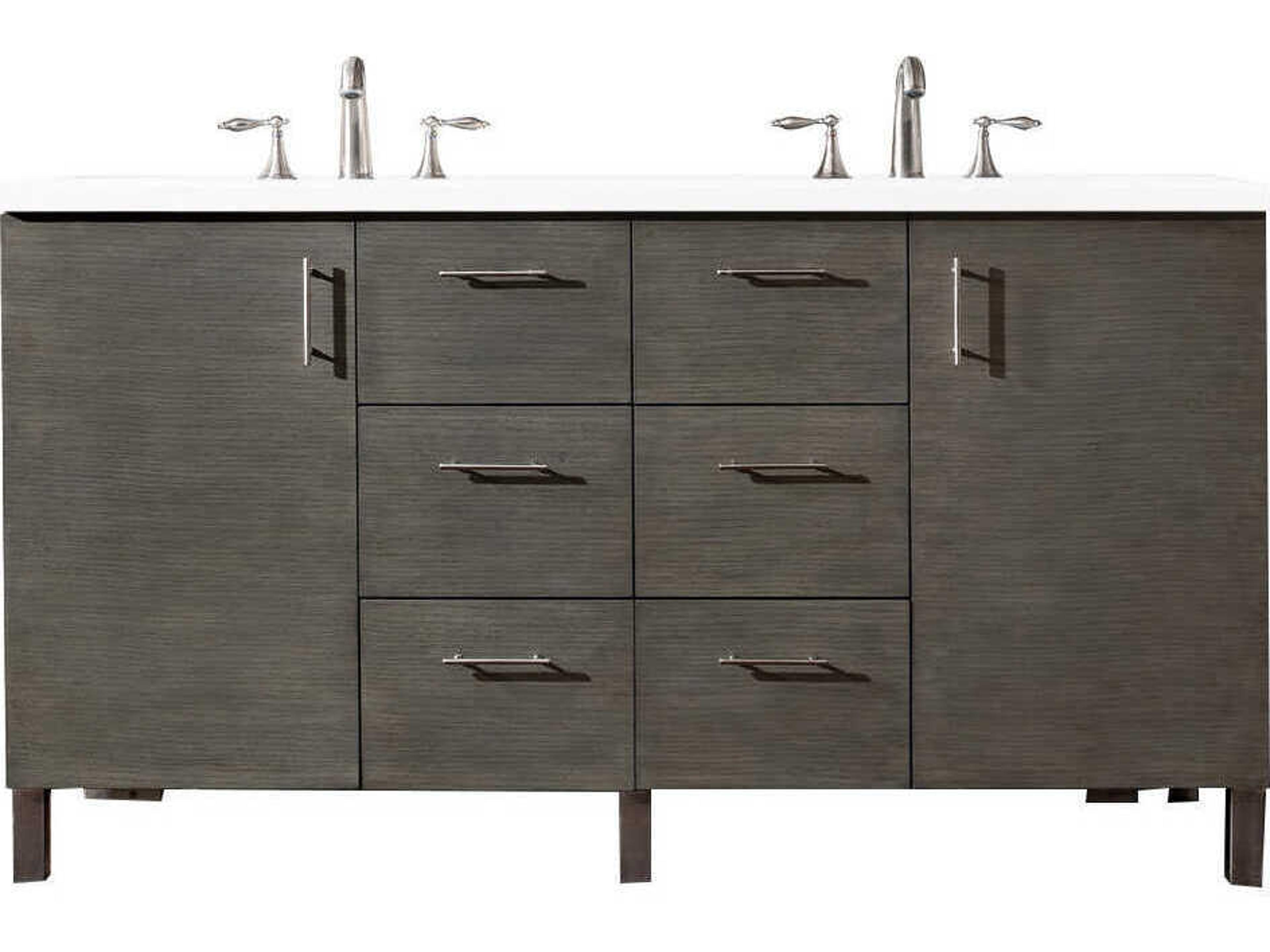 Metropolitan 60" Double Vanity Cabinet