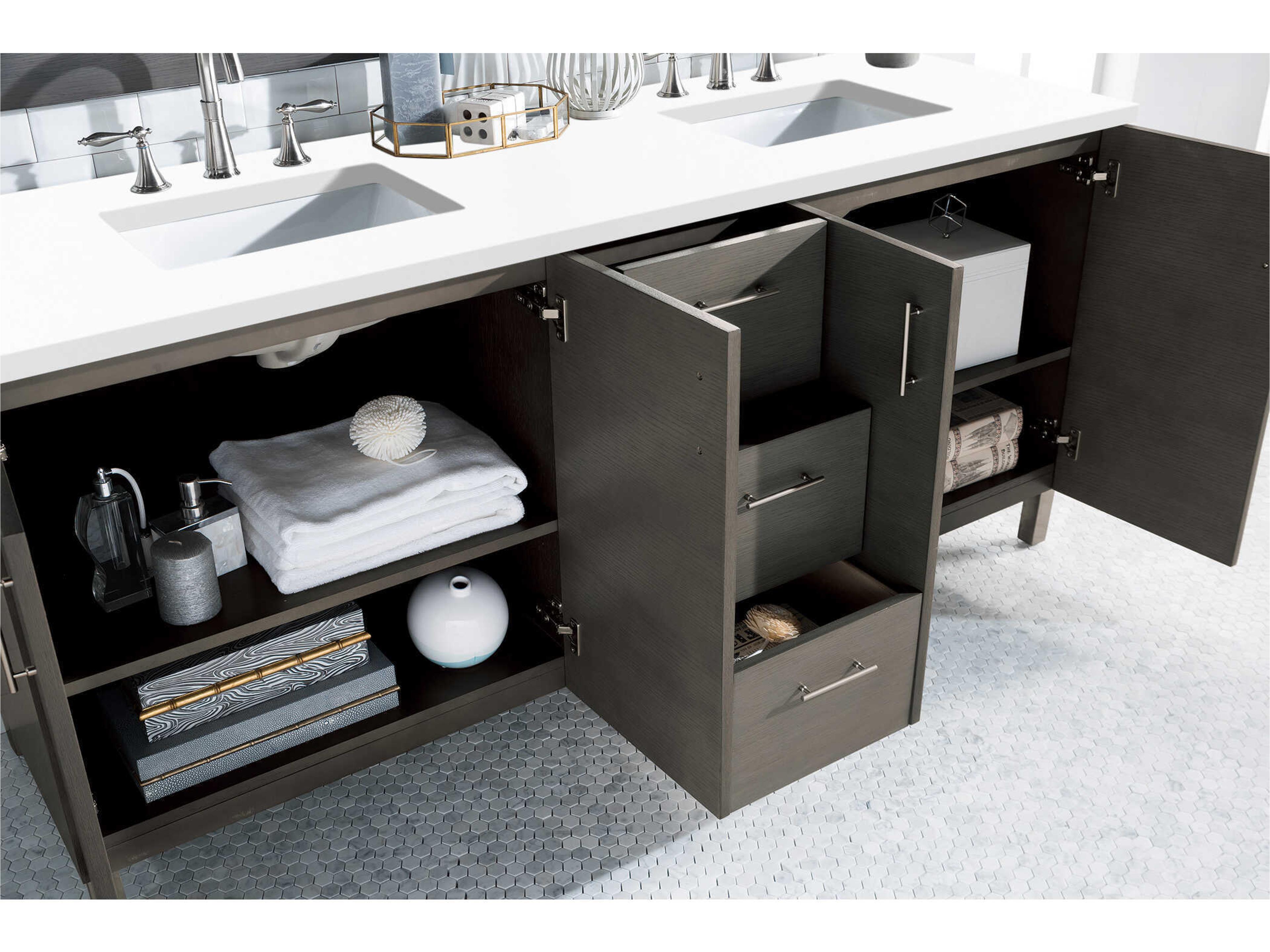 James Martin Metropolitan 72" Double Vanity Cabinet