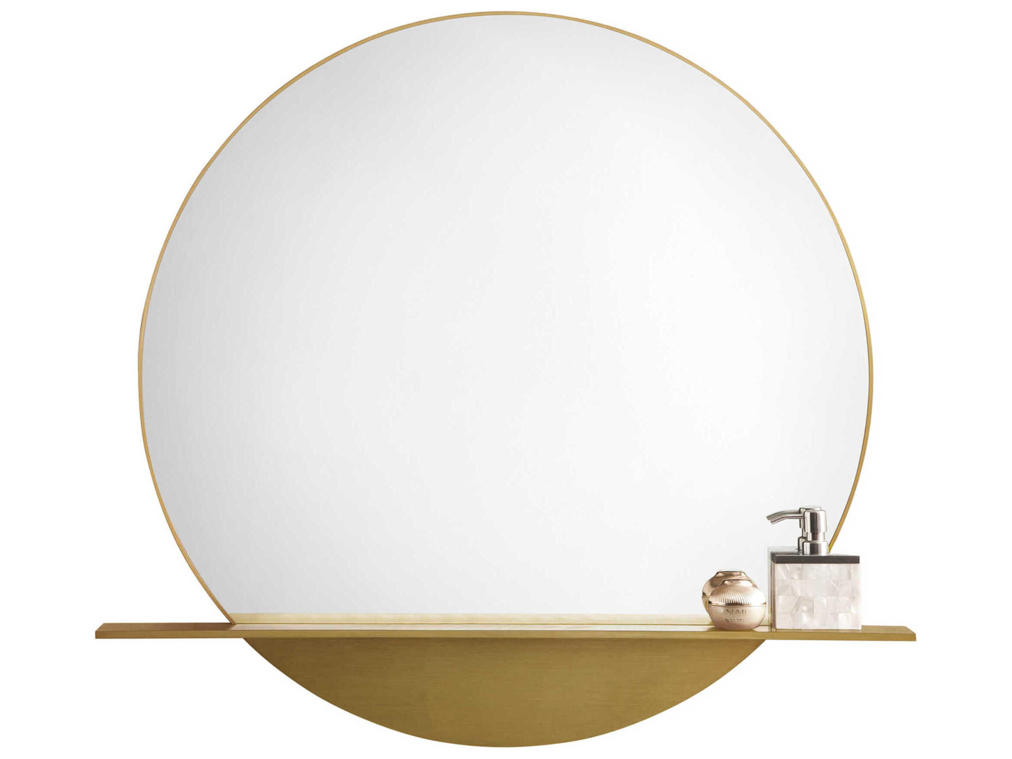 Platform Round Wall Mirror