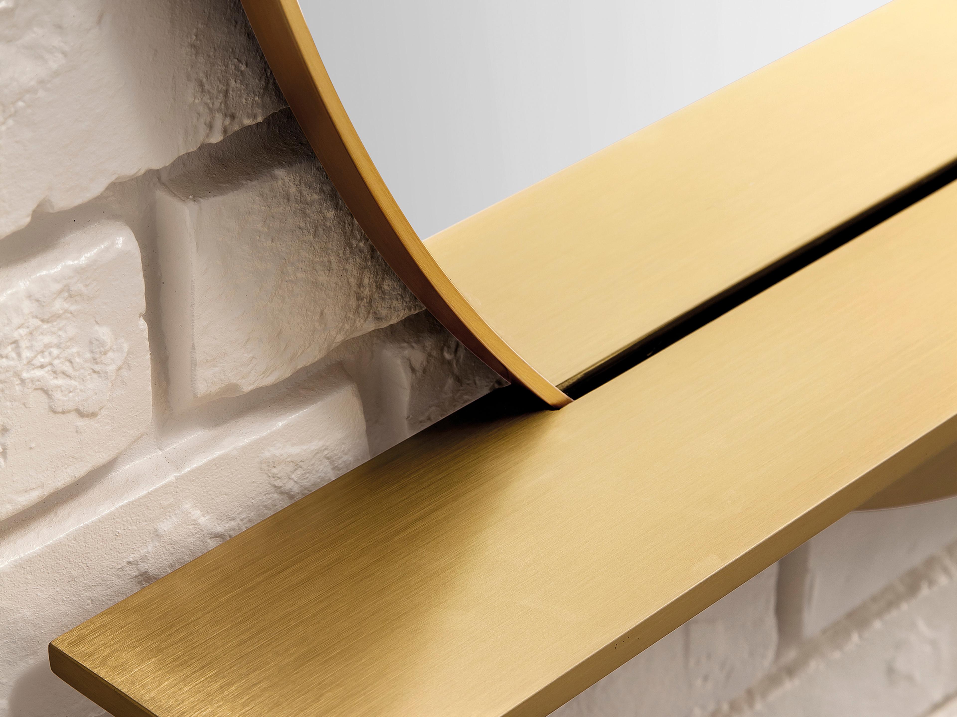 James Martin Platform Round Wall Mirror