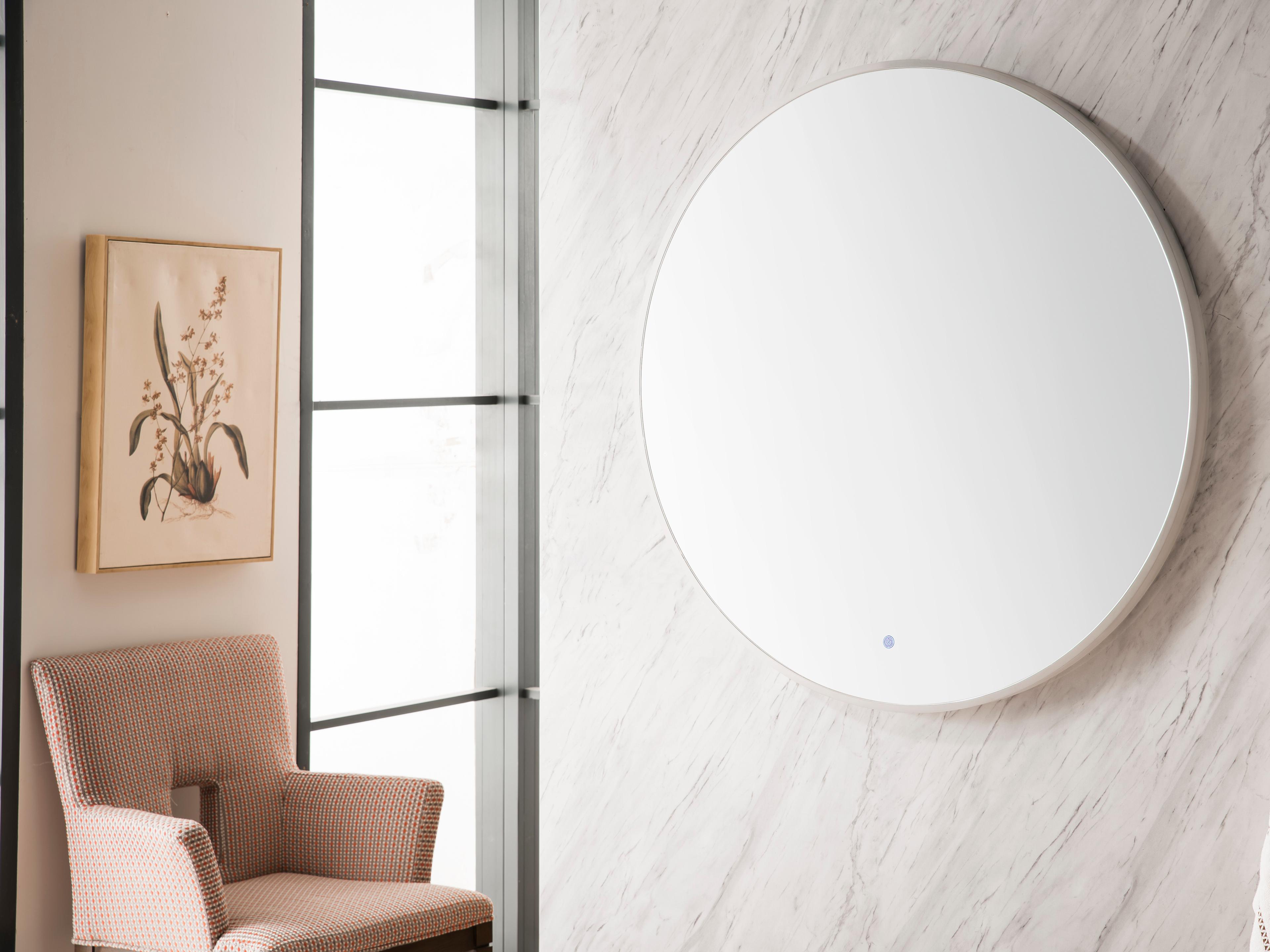 James Martin Orlando Round Wall Mirror