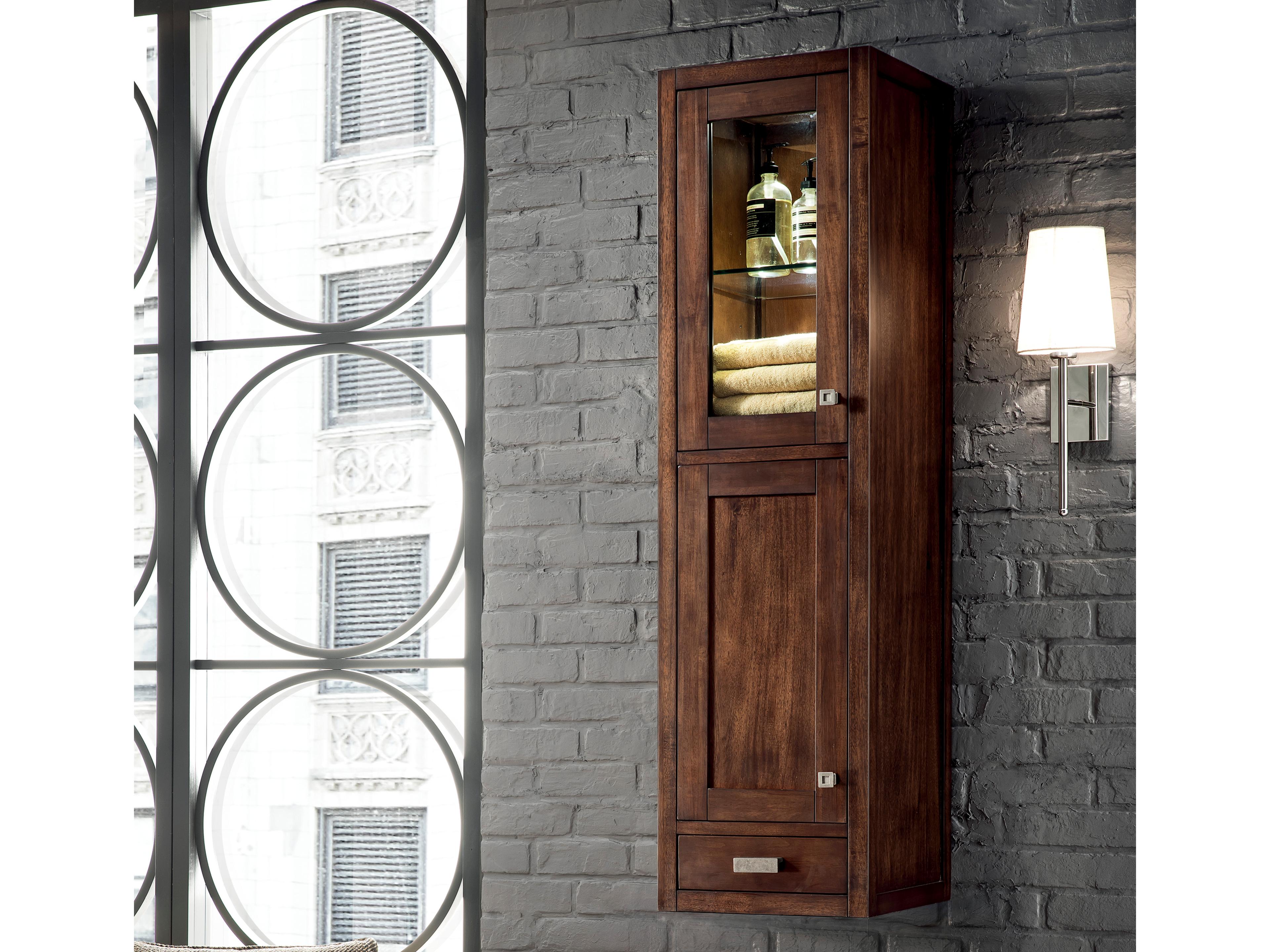 James Martin Addison Brown Acacia Wood Accent Chest