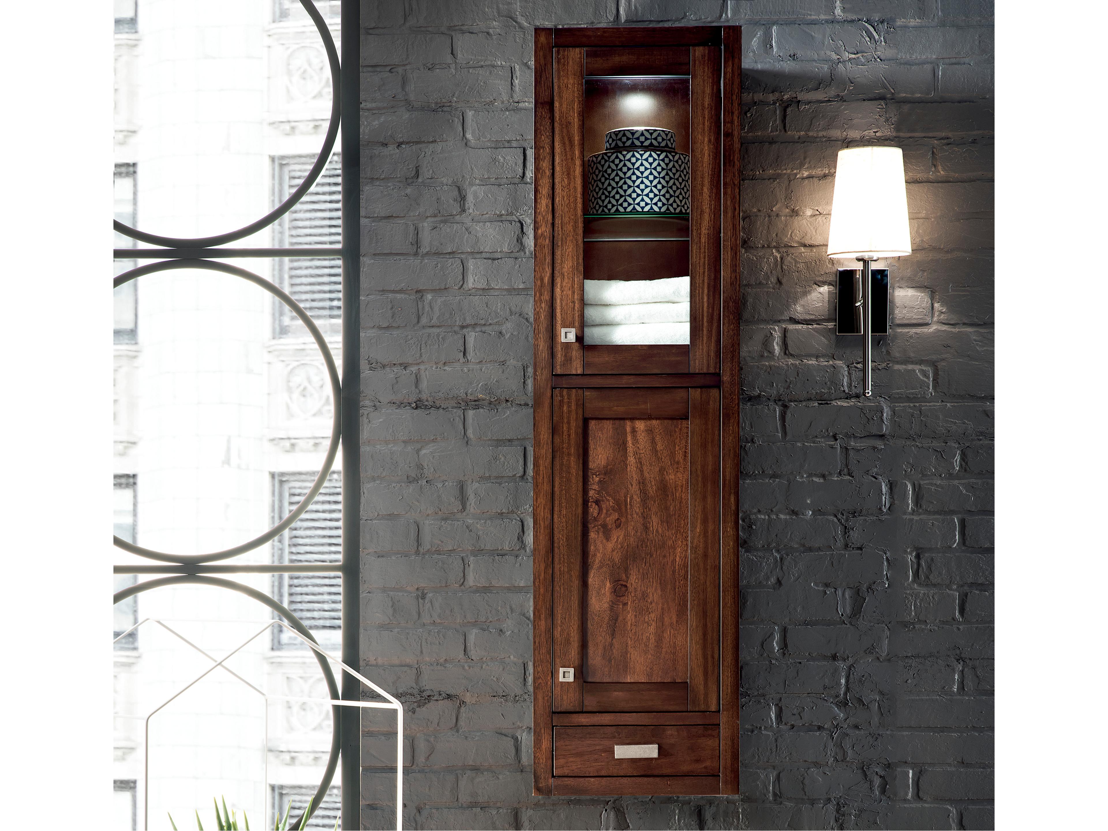 James Martin Addison Brown Acacia Wood Accent Chest