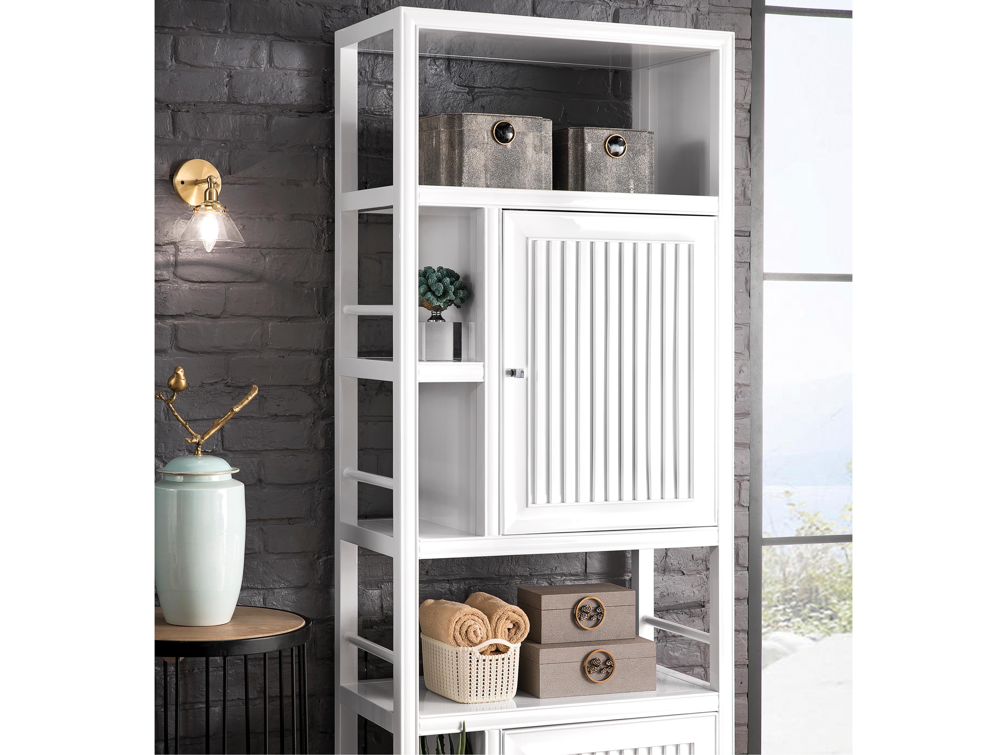 James Martin Athens White Poplar Wood Accent Chest