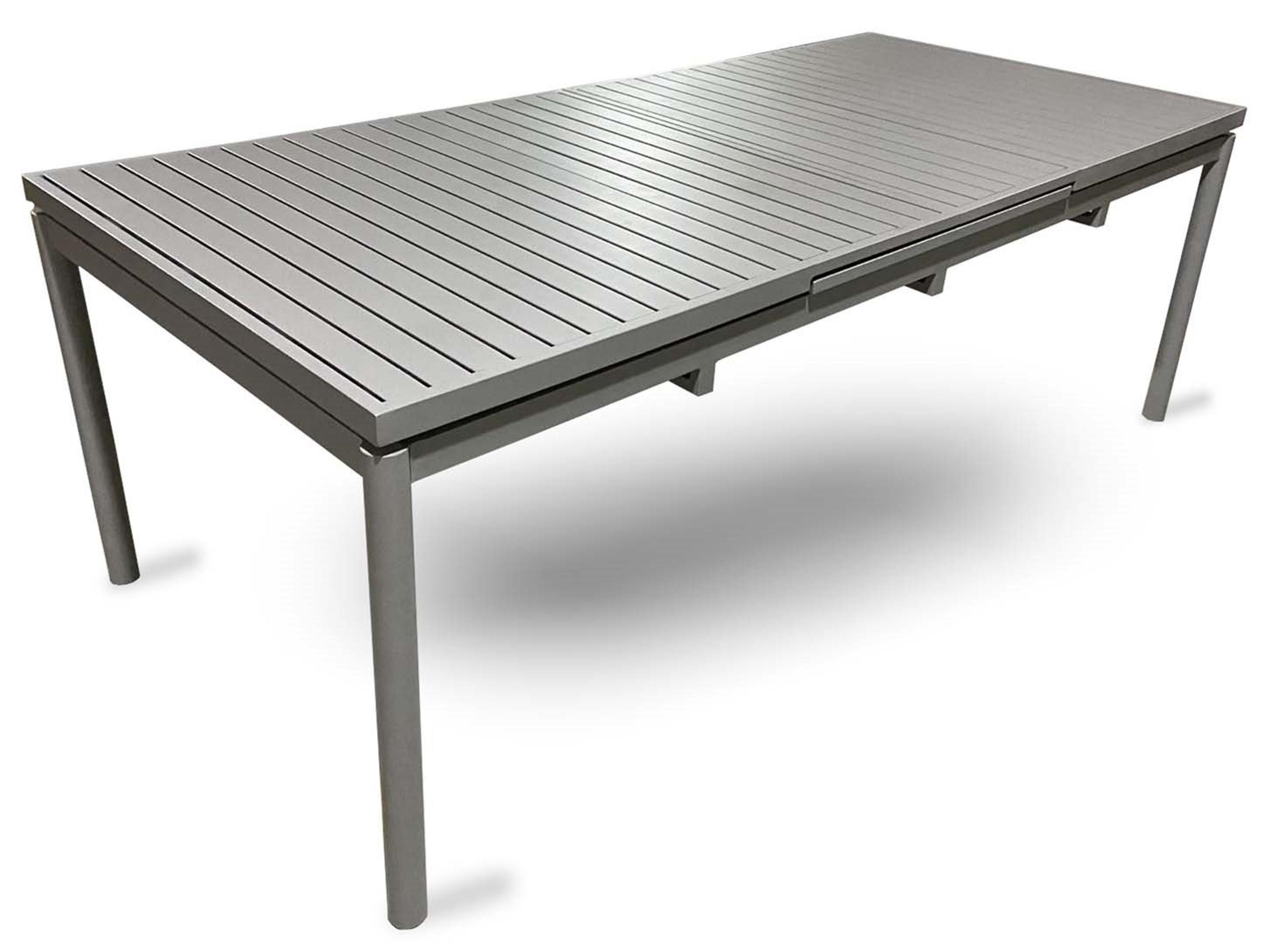 Palma Aluminum Extendable Rectangular Dining Table