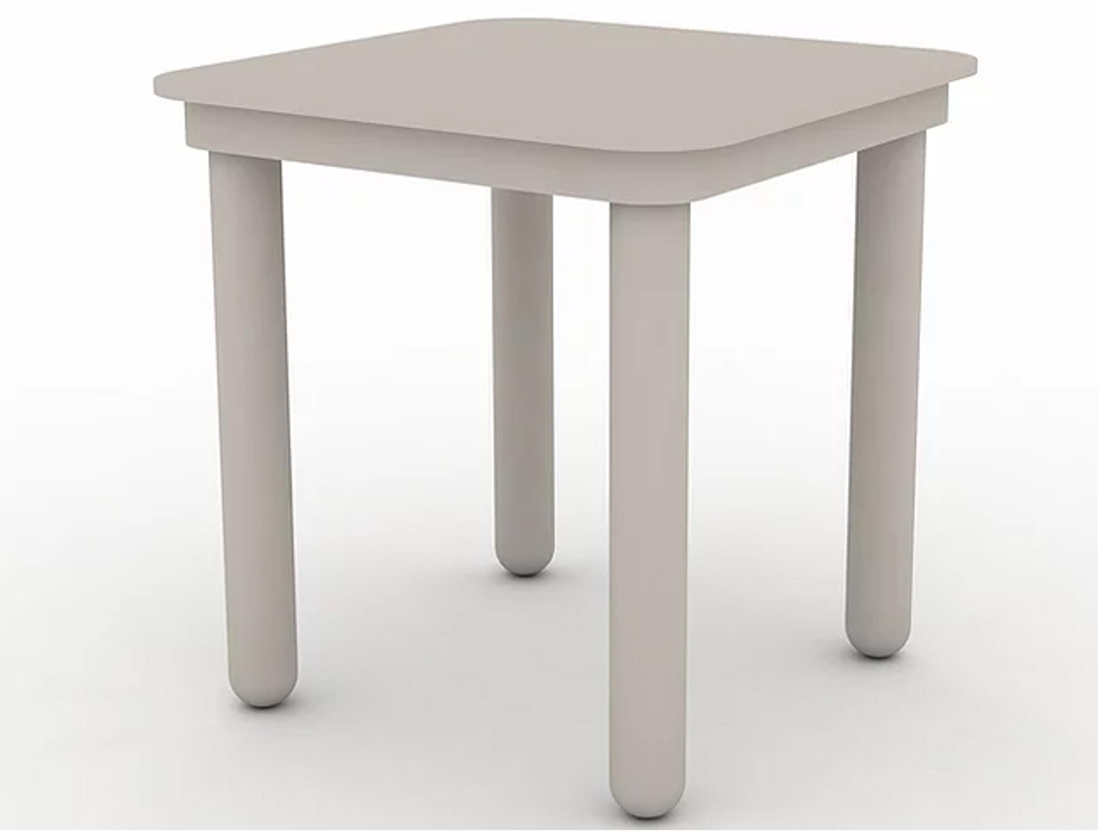 Palma Aluminum Square End Table