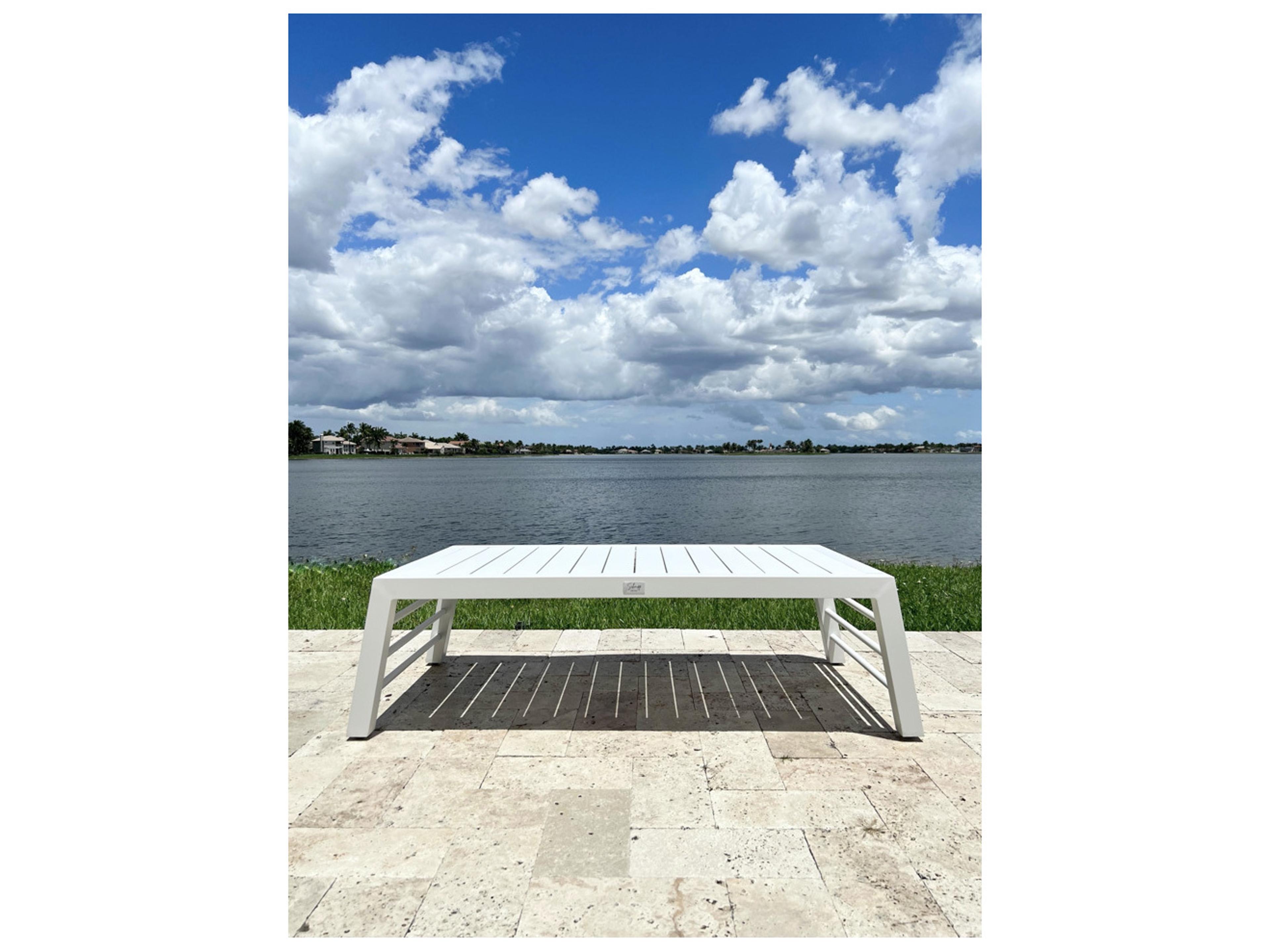 Schnupp Patio Paraiso Cushion Aluminum White Lounge Set