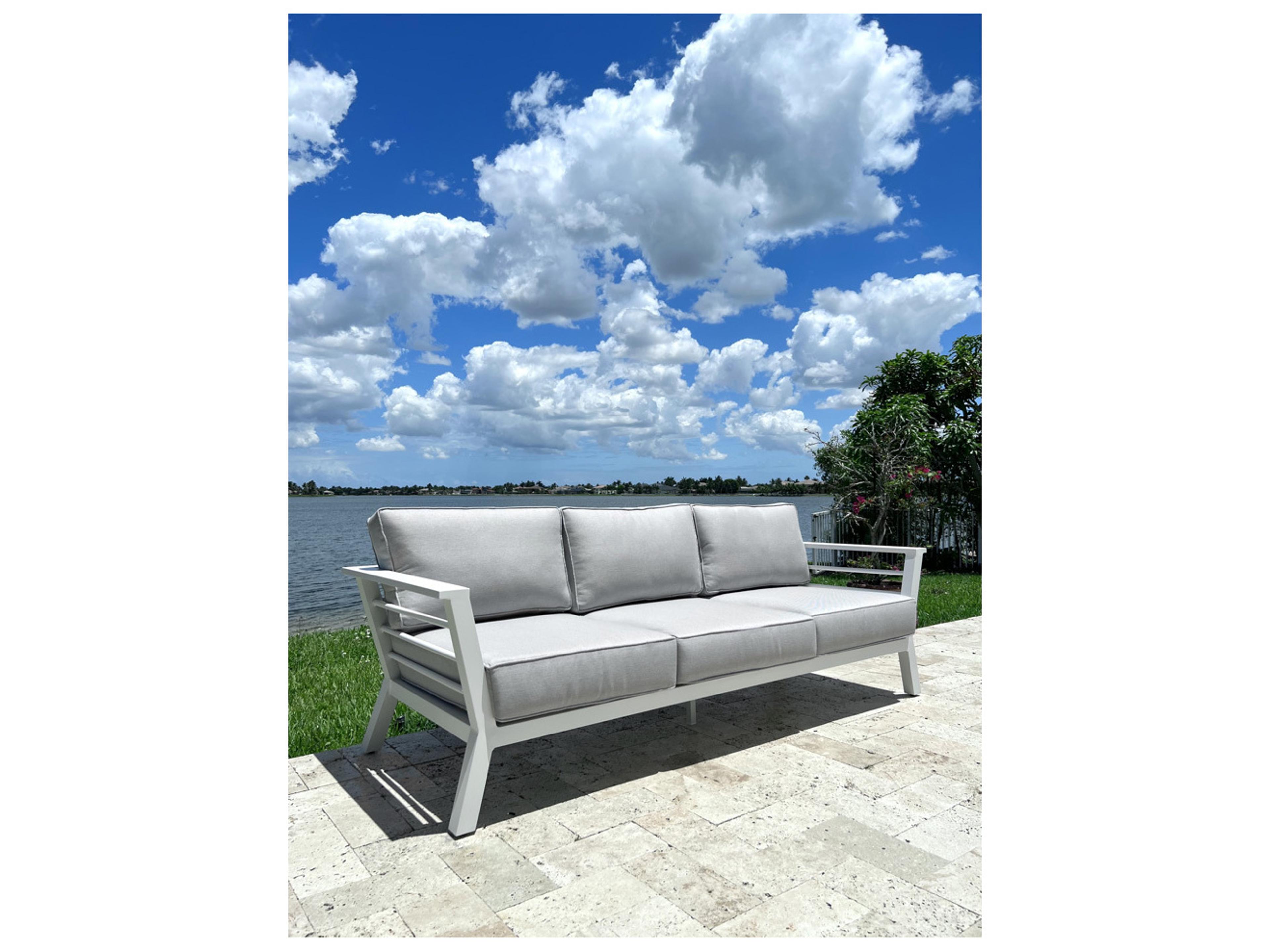 Schnupp Patio Paraiso Cushion Aluminum White Lounge Set