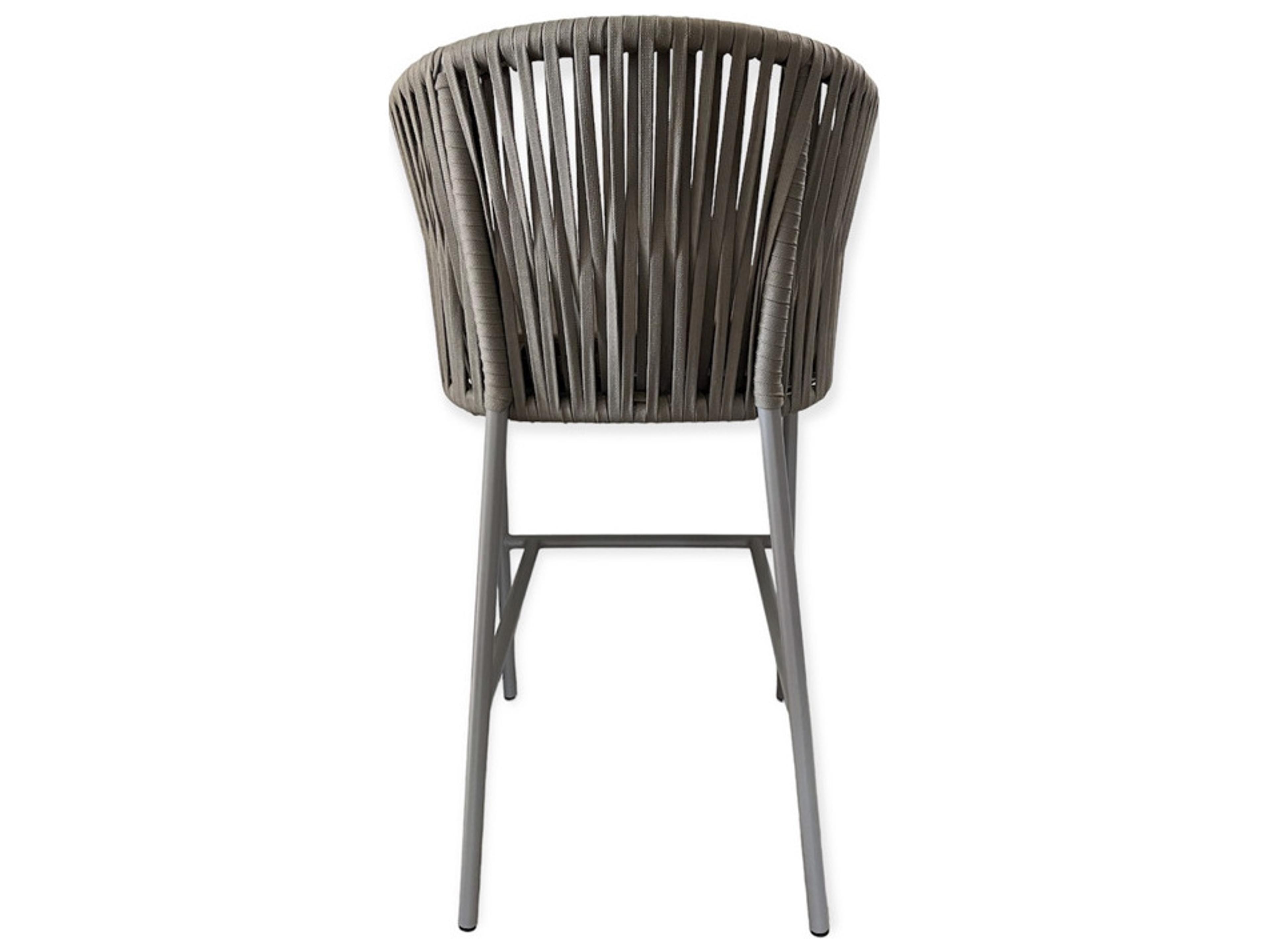 Schnupp Patio Rope Aluminum Bar Stool
