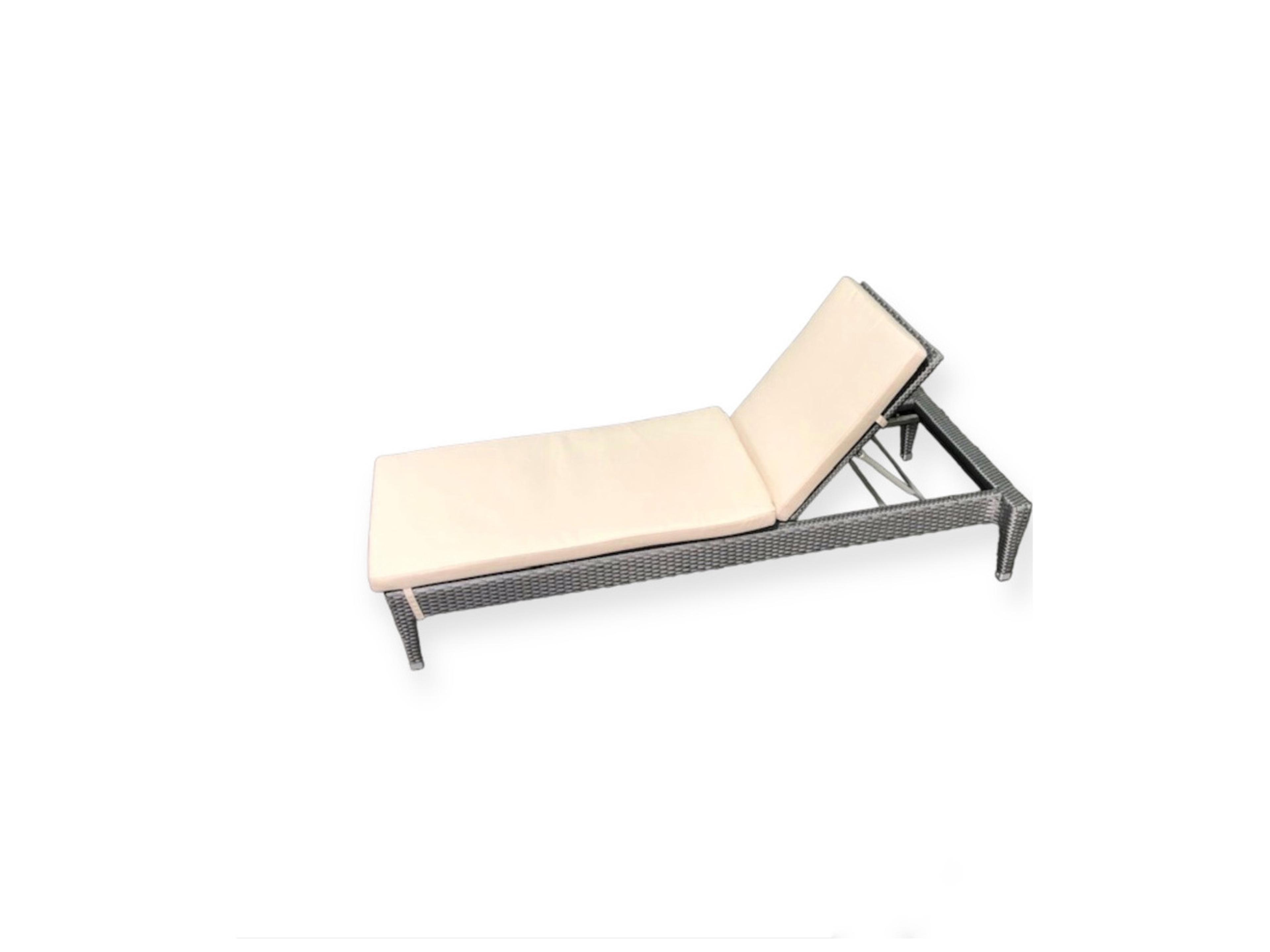 Schnupp Patio Fidji Wicker Gray Chaise Lounge