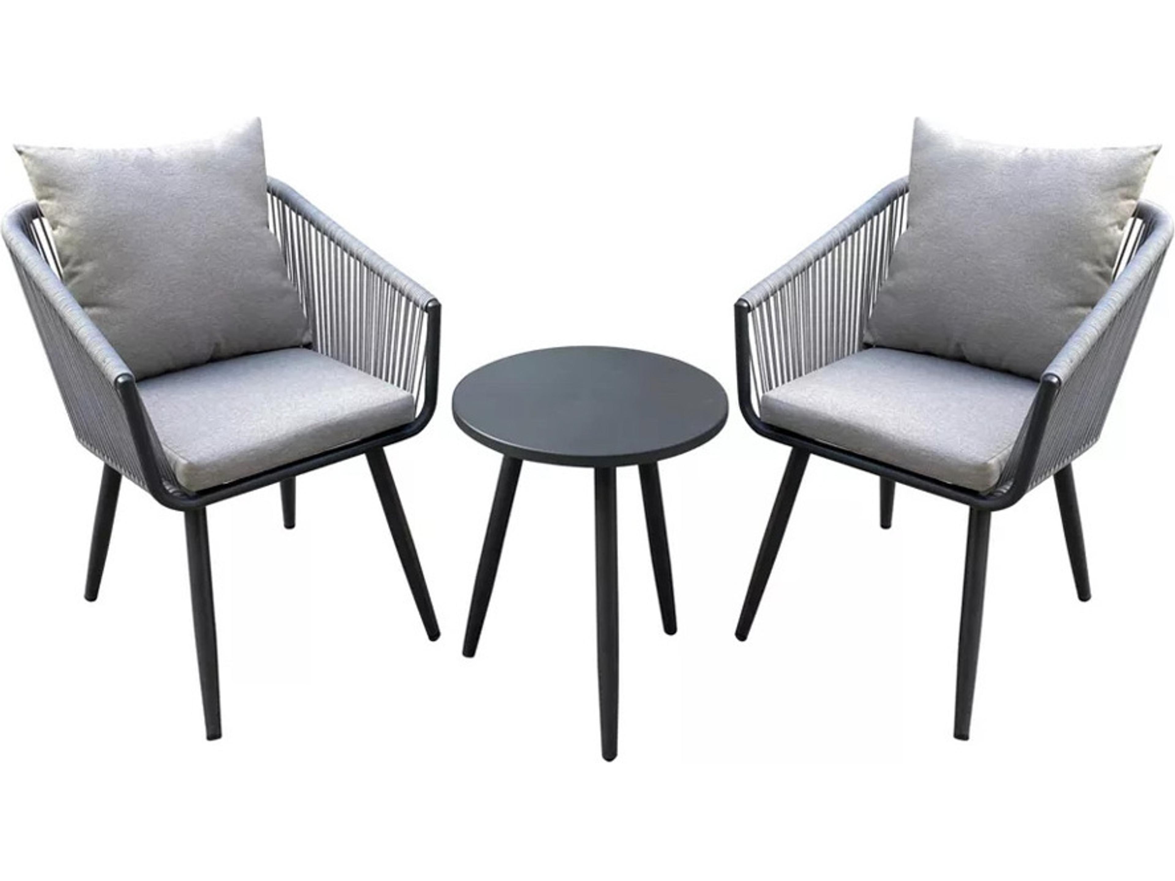 Sol Rope Aluminum Lounge Set