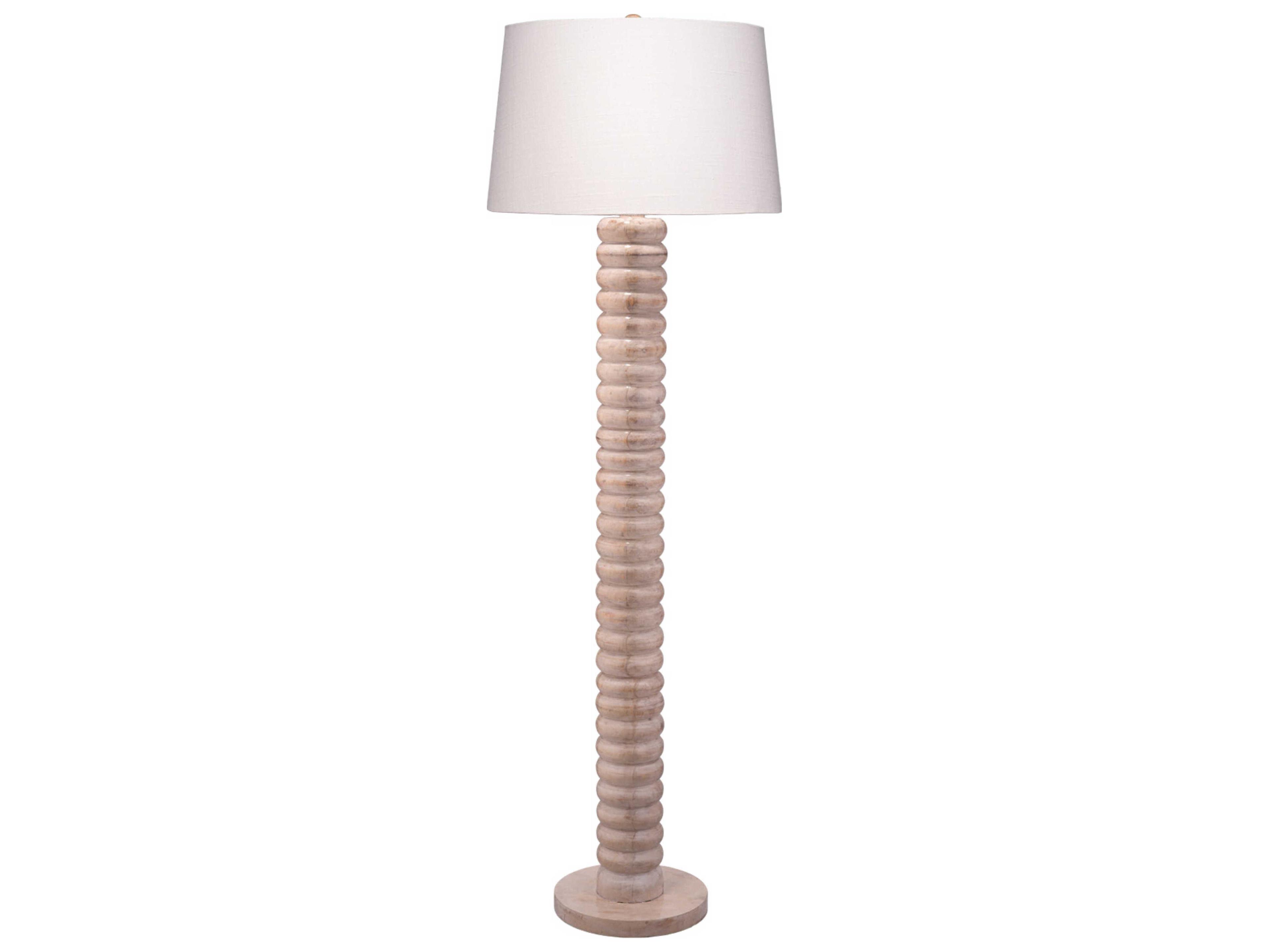 Abacus Natural Brown Floor Lamp