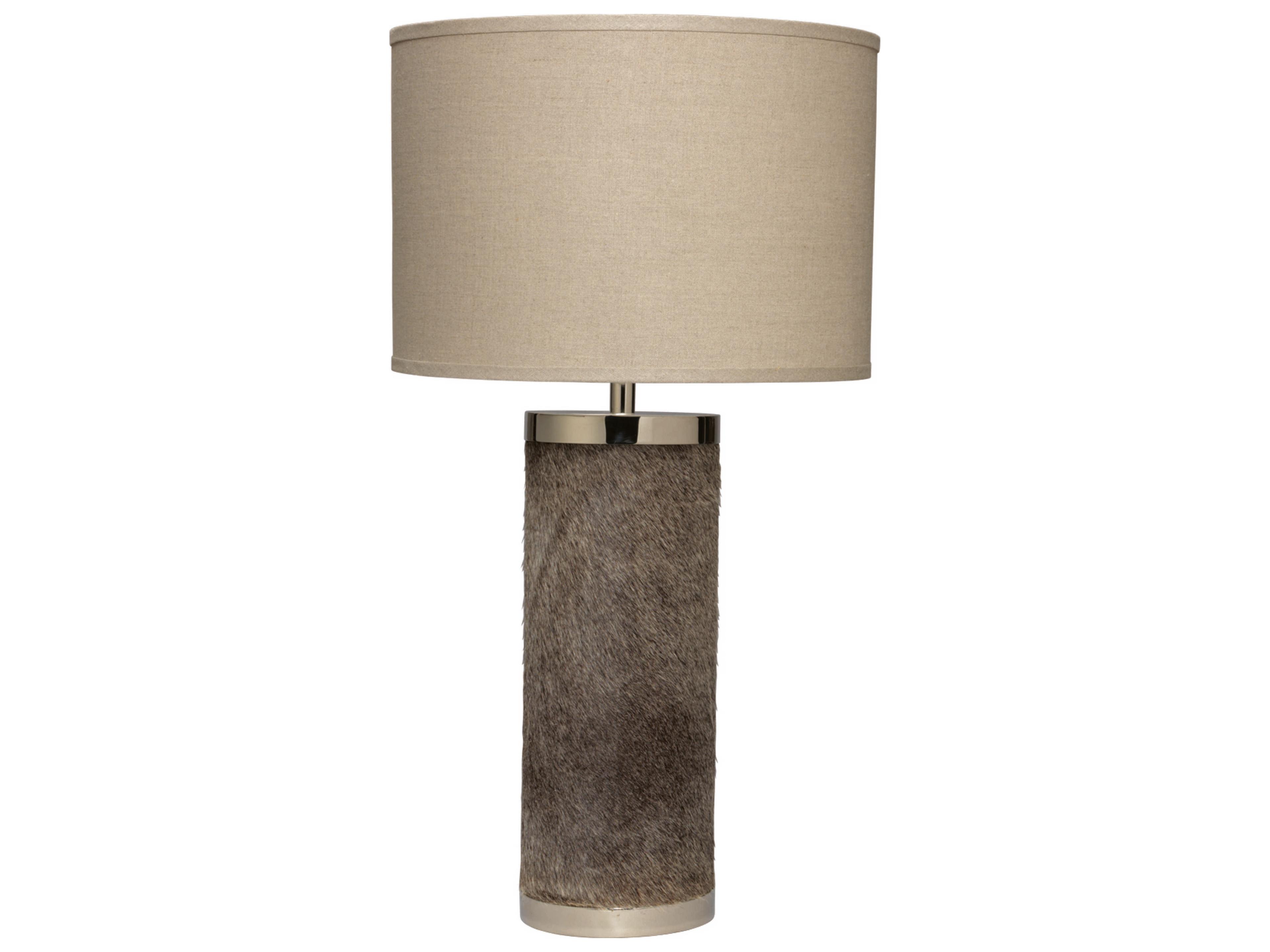 Column Natural Gray Buffet Lamp